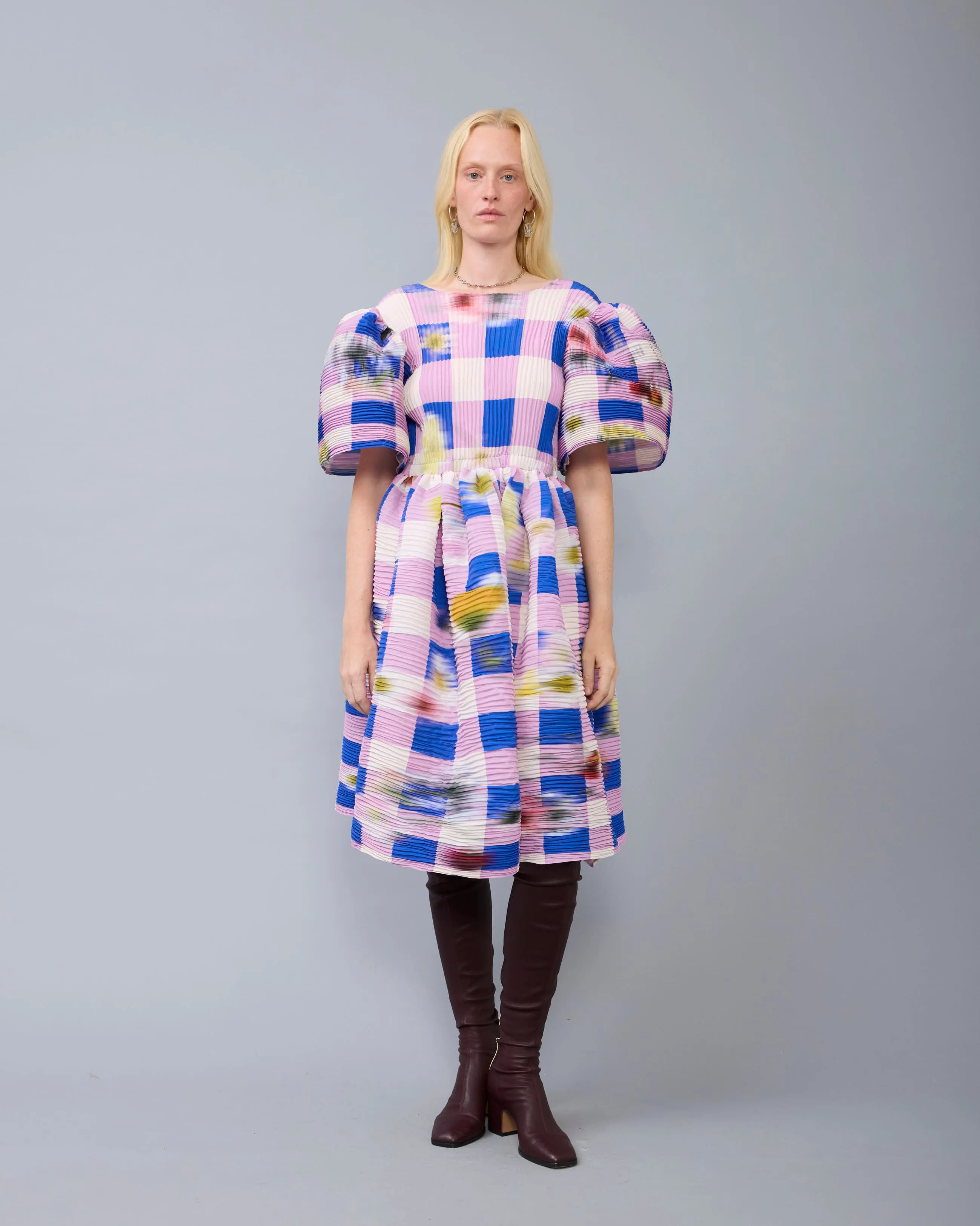 Swani Handpleated Dress in blue Sven sold by Julia Heuer product image thumbnail 2