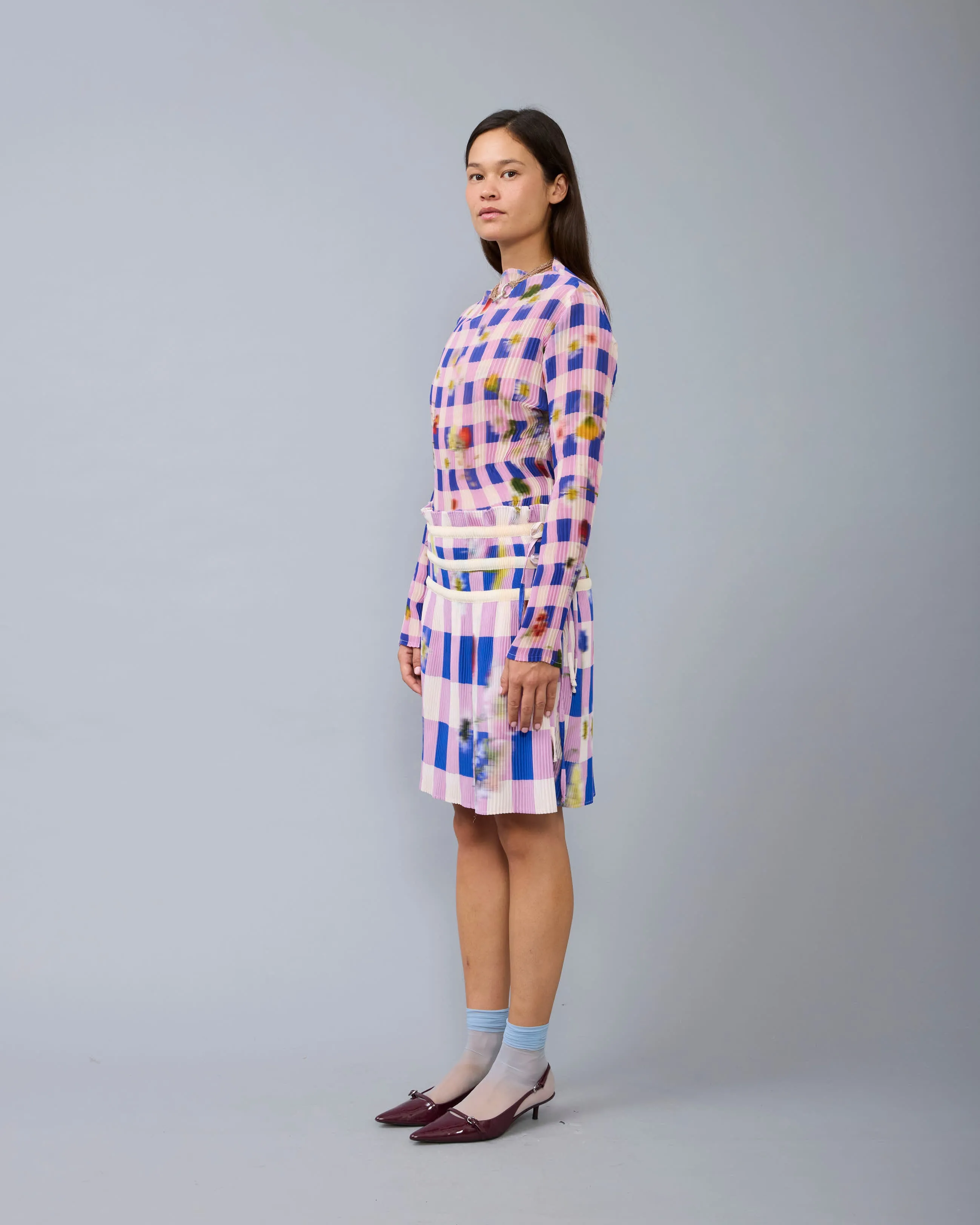 Lee Pleated Top in blue Sven sold by Julia Heuer product image thumbnail 3