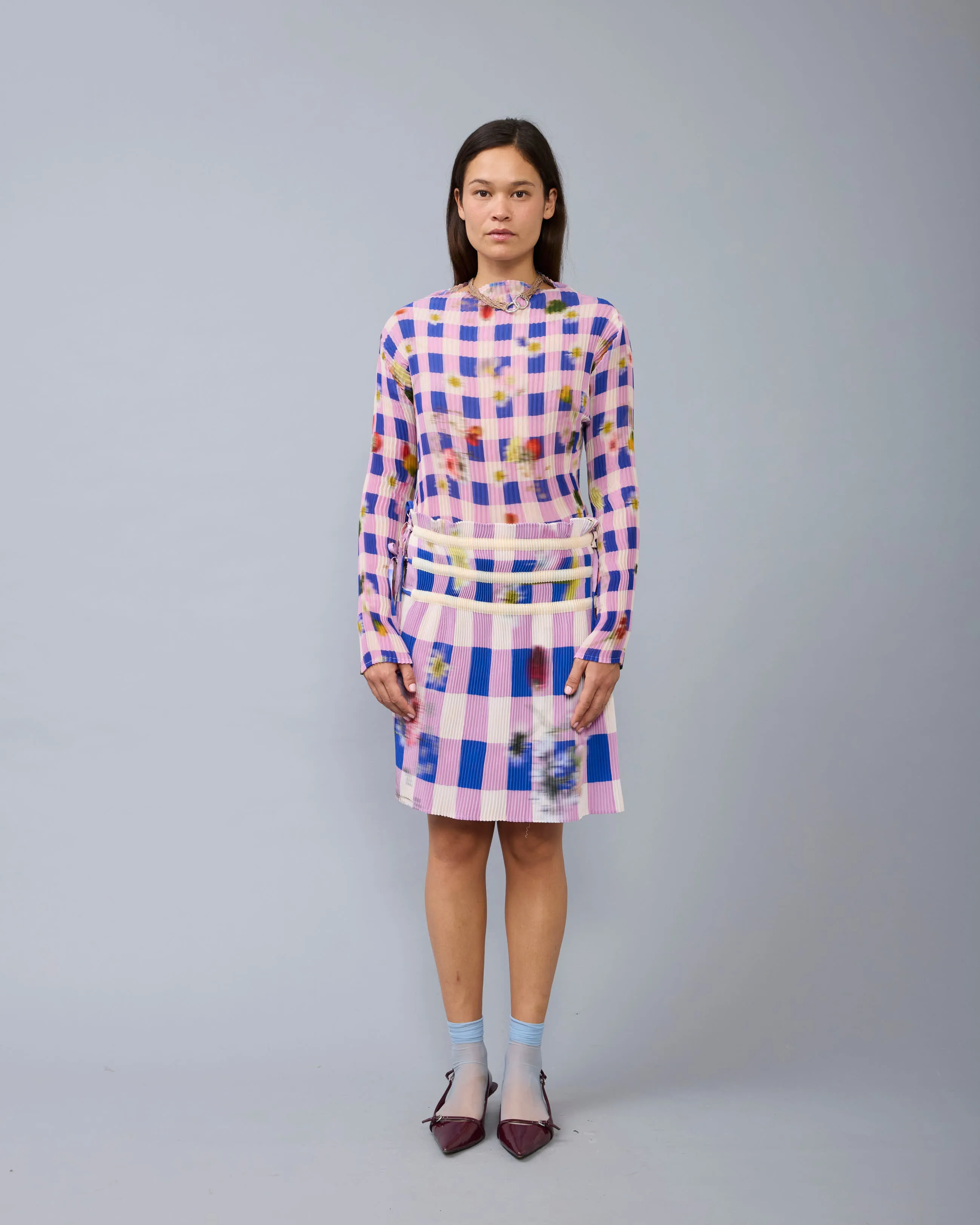 Lee Pleated Top in blue Sven sold by Julia Heuer product image thumbnail 2