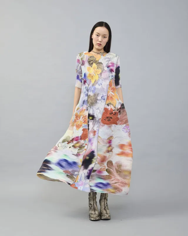 Uma Handpleated Dress in Lilia sold by Julia Heuer