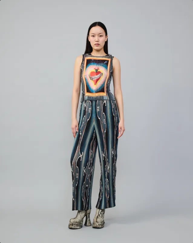 Thelma Pleated Top in Marcel sold by Julia Heuer