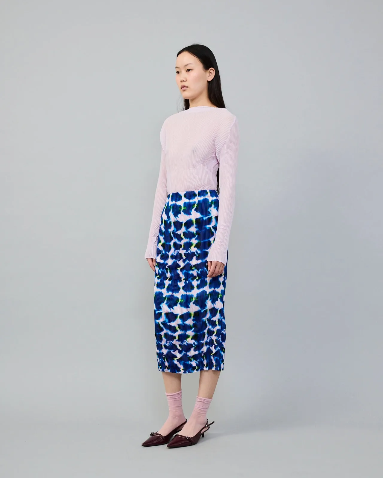 Ekke Pleated Skirt in Blue Wallace sold by Julia Heuer product image thumbnail 3