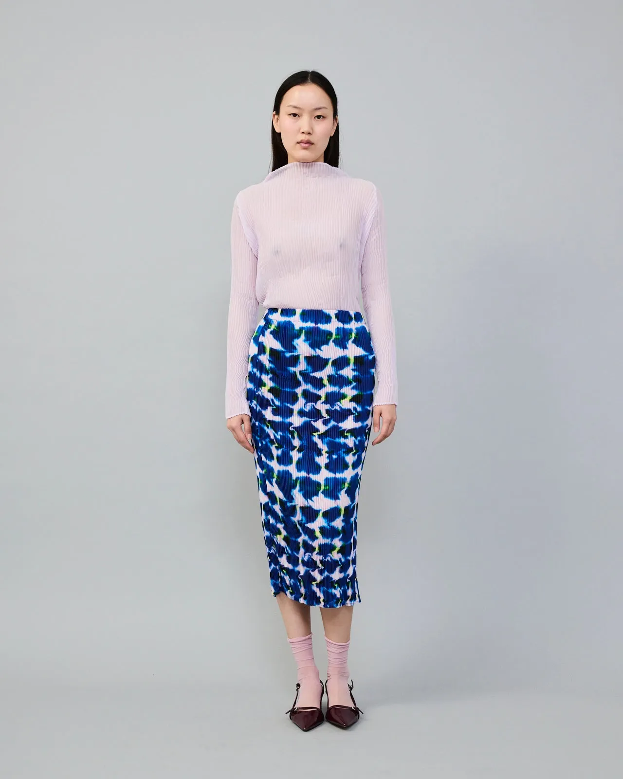 Ekke Pleated Skirt in Blue Wallace sold by Julia Heuer product image thumbnail 2