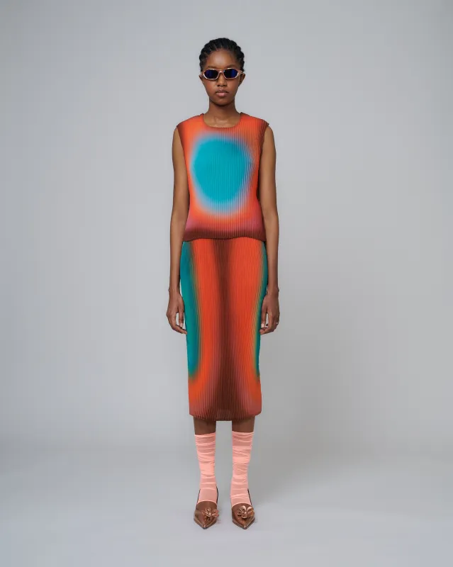 Thelma Top in Red Rain made by Julia Heuer