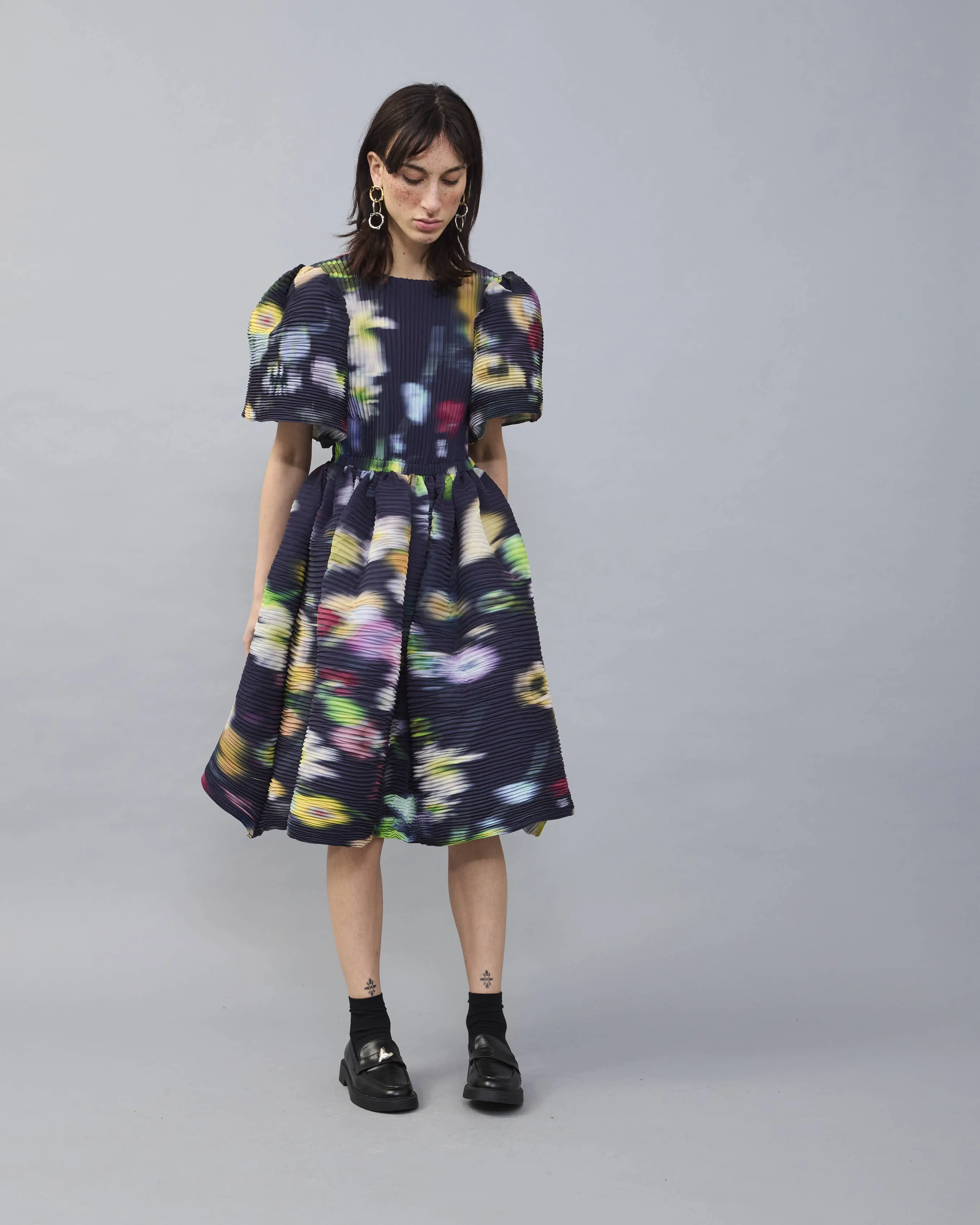 Swani Handpleated Dress in dark Mayu sold by Julia Heuer product image thumbnail 4