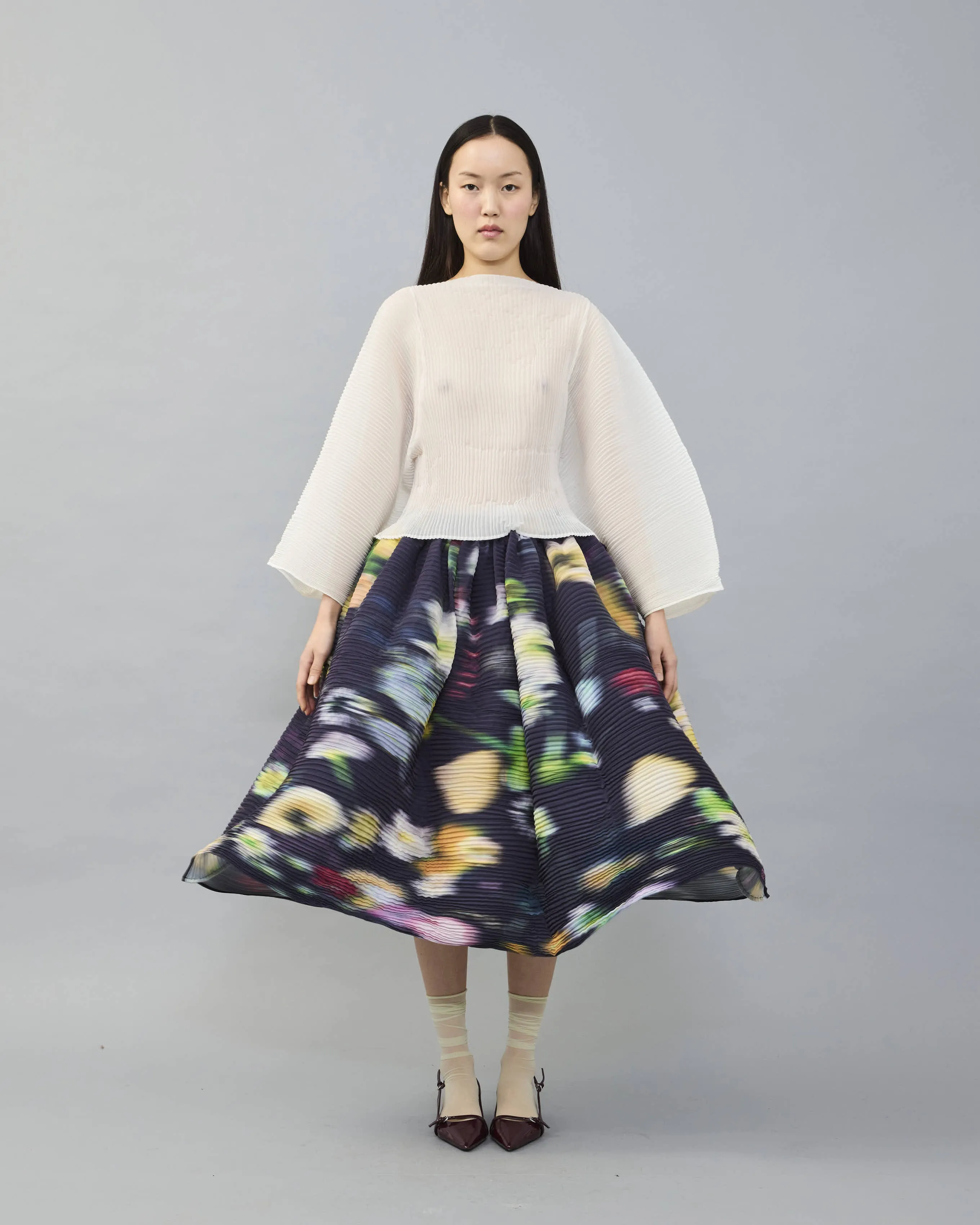 Sumia Handpleated Skirt in Mayu sold by Julia Heuer product image thumbnail 4