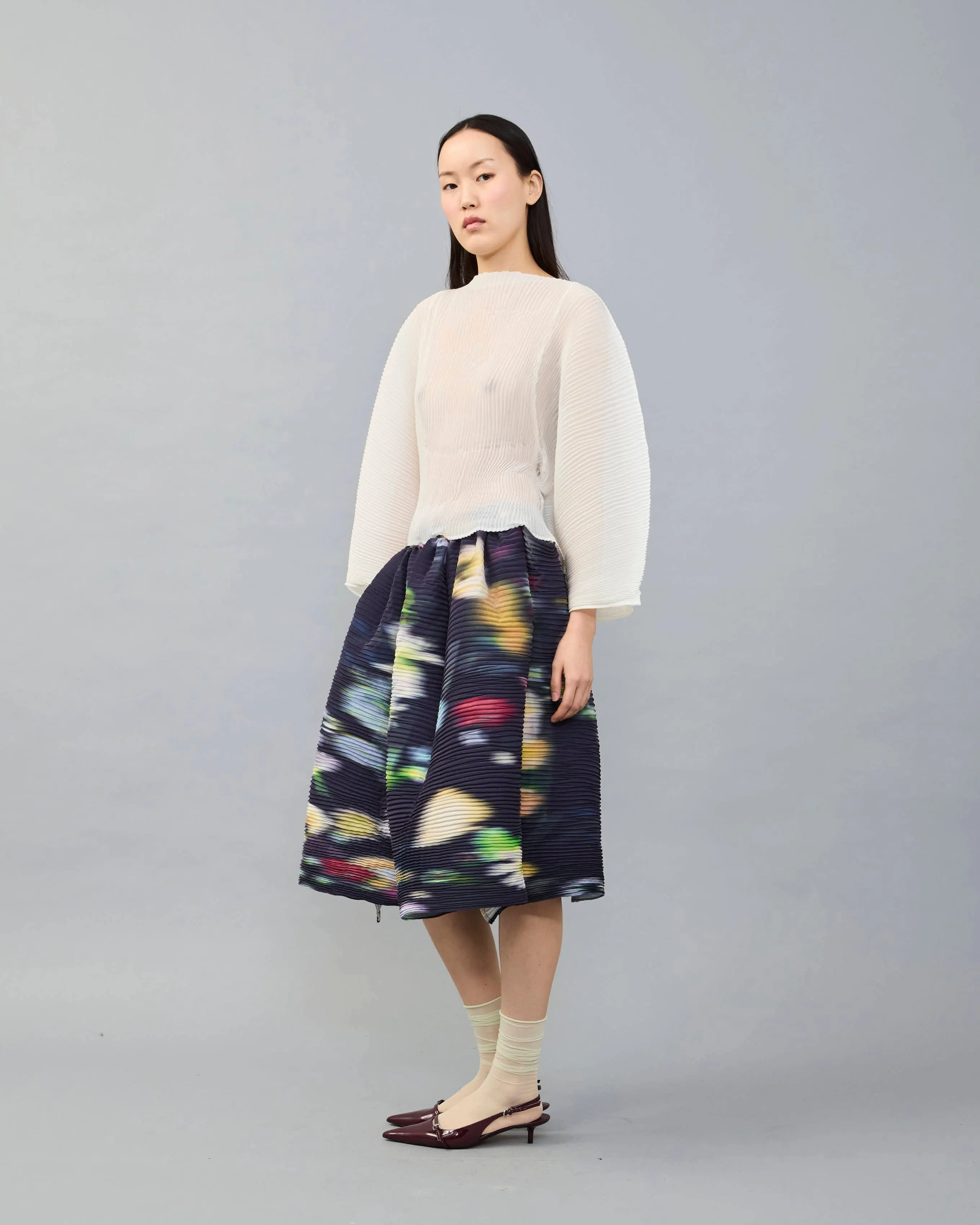 Sumia Handpleated Skirt in Mayu sold by Julia Heuer product image thumbnail 2