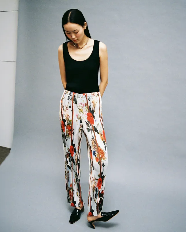 Jack Pleated Trouser in Rudi light made by Julia Heuer