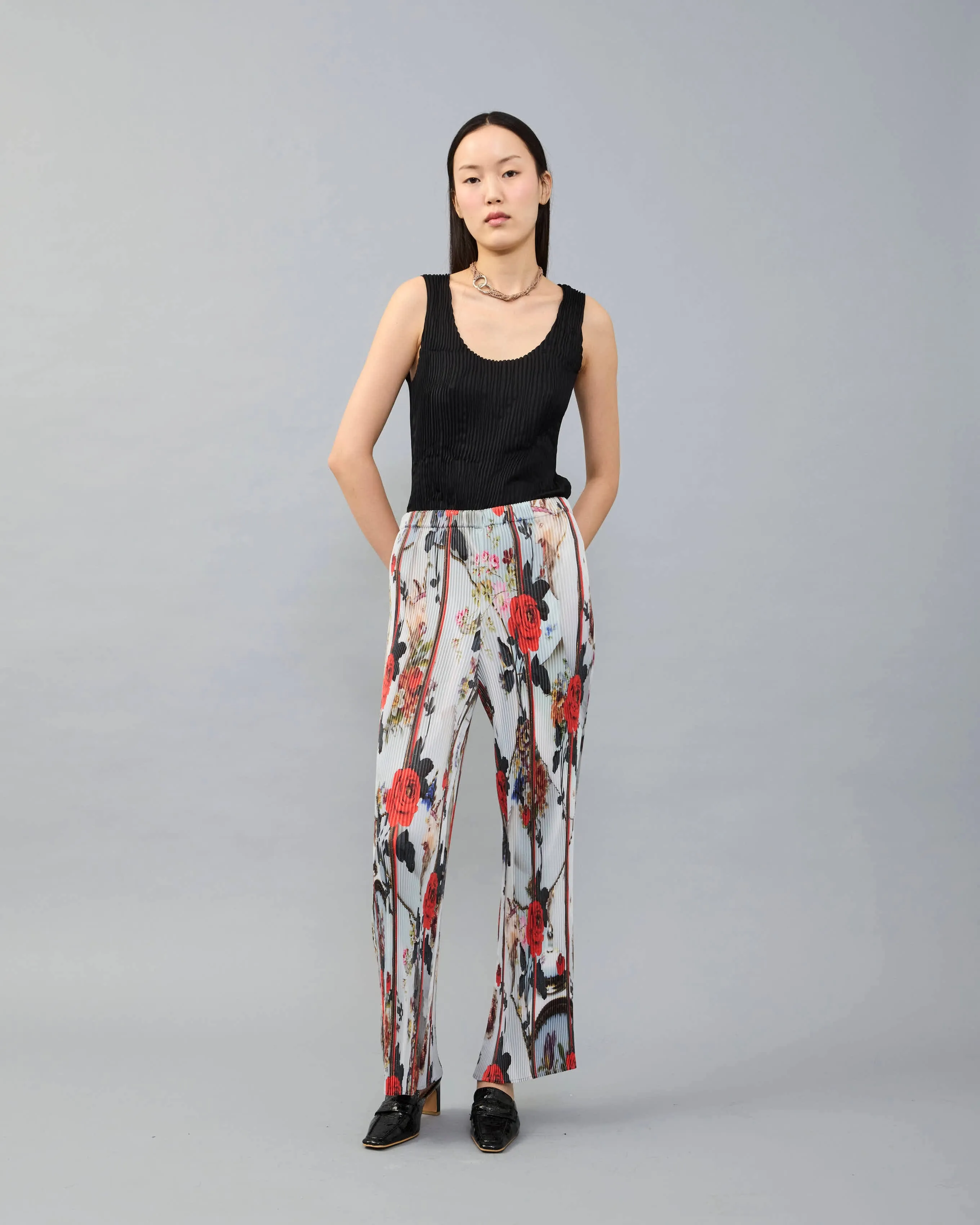 Jack Pleated Trouser in Rudi light sold by Julia Heuer product image thumbnail 2