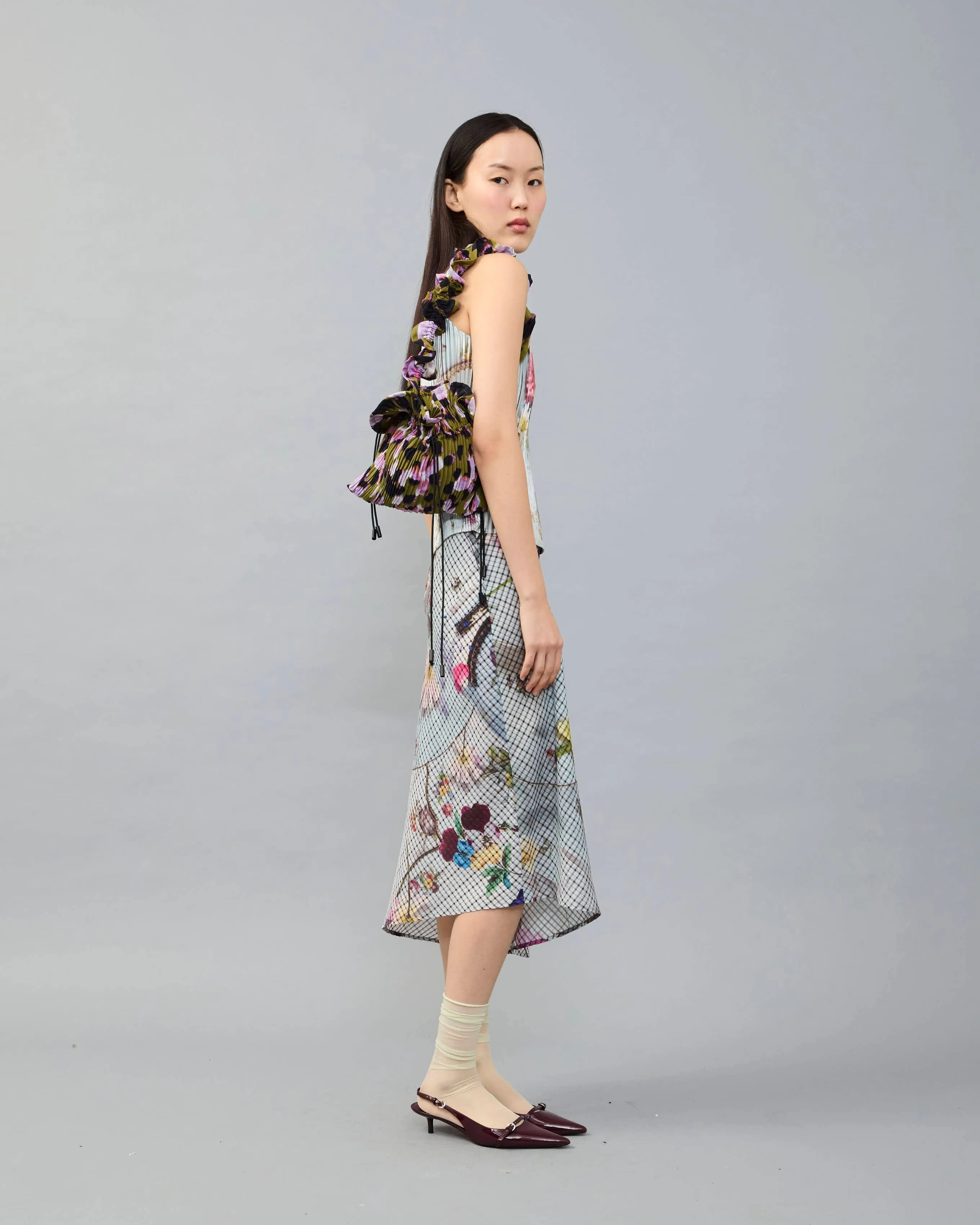 Kurt Pleated Top in Metallic Maria sold by Julia Heuer product image thumbnail 4