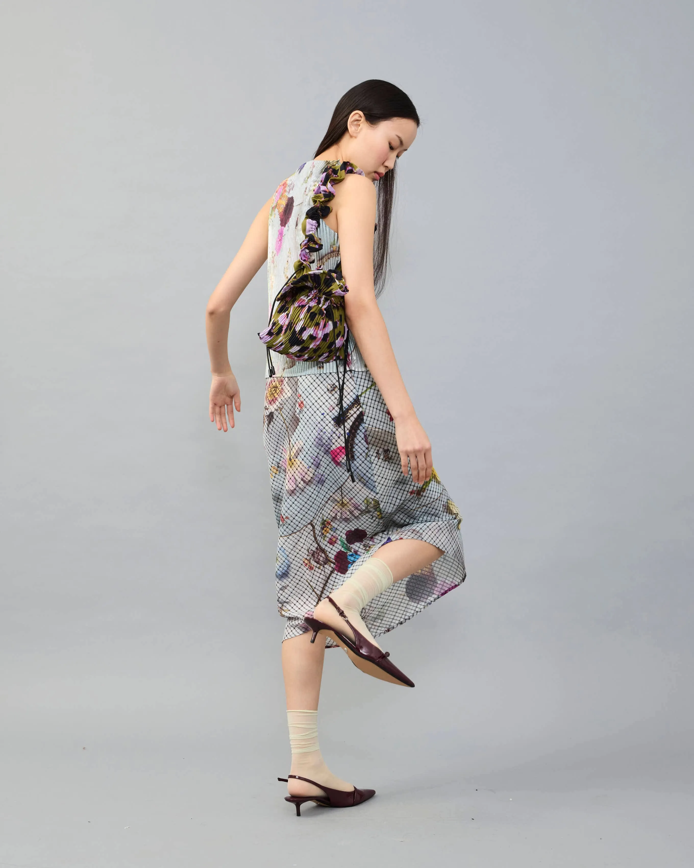 Kurt Pleated Top in Metallic Maria sold by Julia Heuer product image thumbnail 2