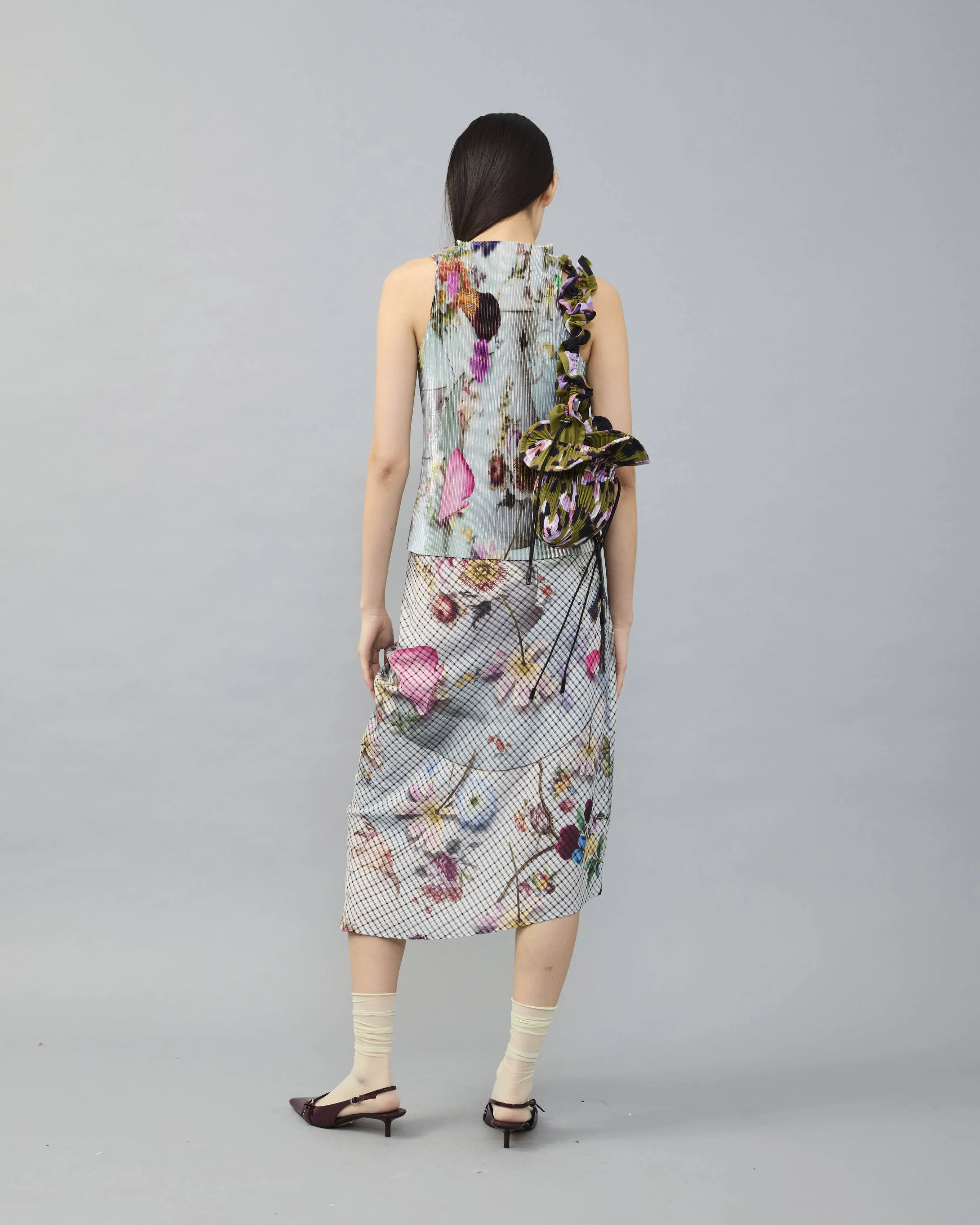 Kurt Pleated Top in Metallic Maria sold by Julia Heuer product image thumbnail 3