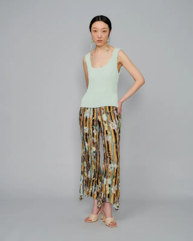 Kurt Handpleated Tanktop in Mint sold by Julia Heuer