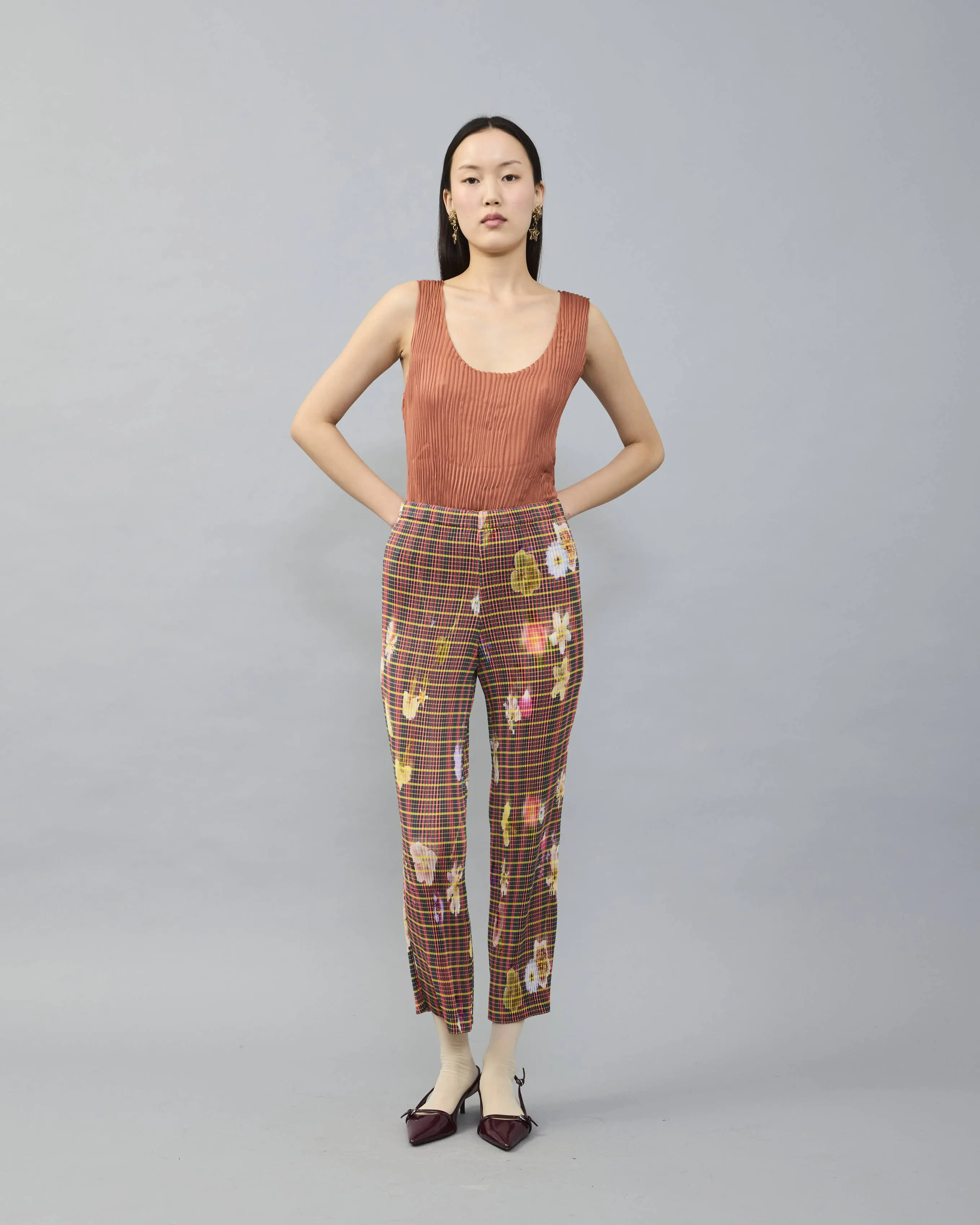 Kurt Handpleated Tanktop in Terracotta sold by Julia Heuer product image thumbnail 4