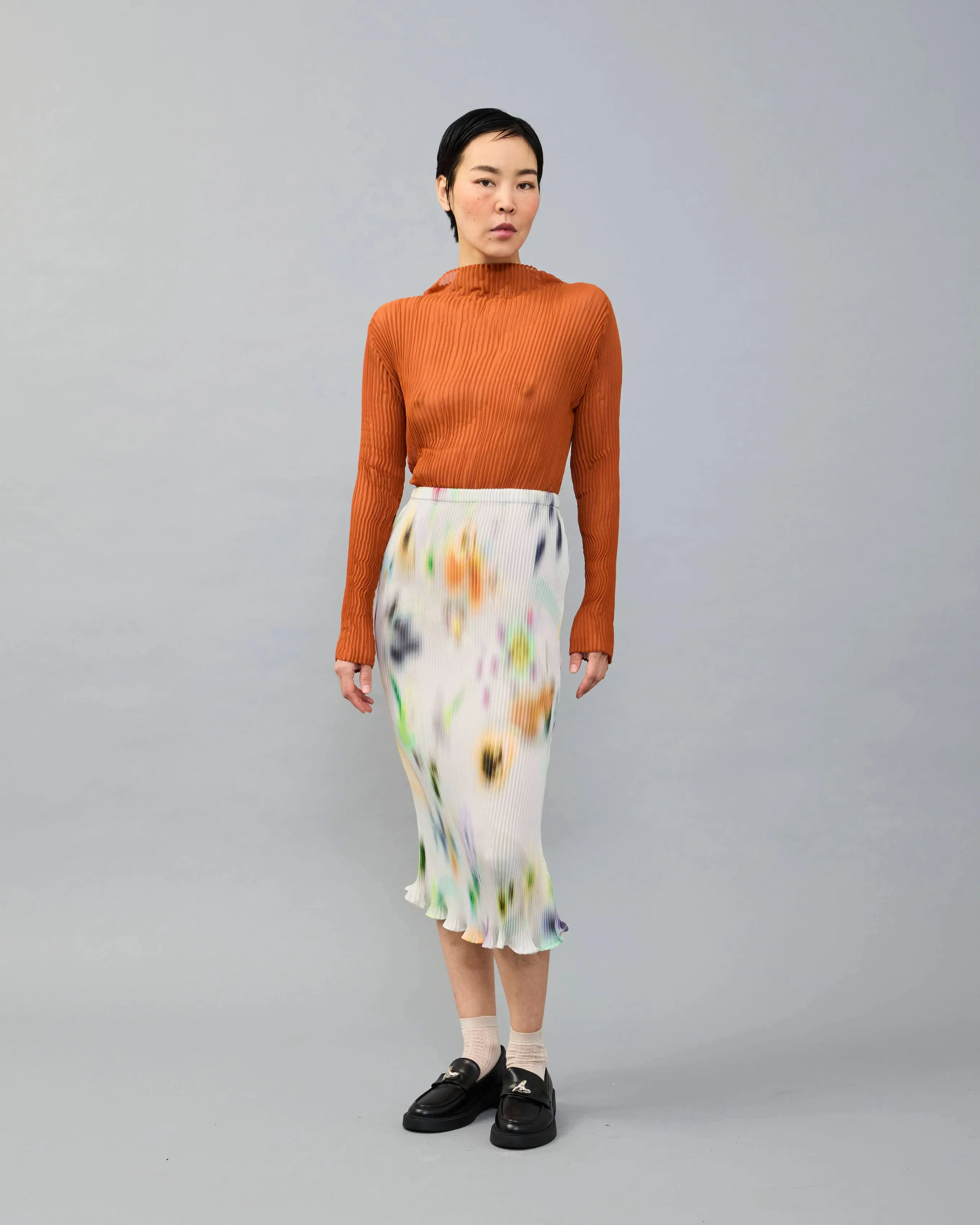 Lee Handpleated Top in Terracotta sold by Julia Heuer product image thumbnail 2