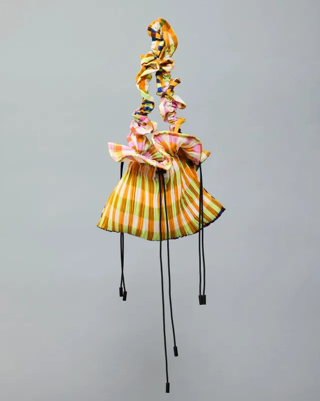 Wanda Handpleated Bag in Peter made by Julia Heuer