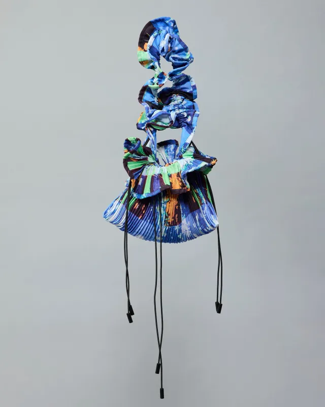 Wanda Handpleated Bag in Edgar made by Julia Heuer