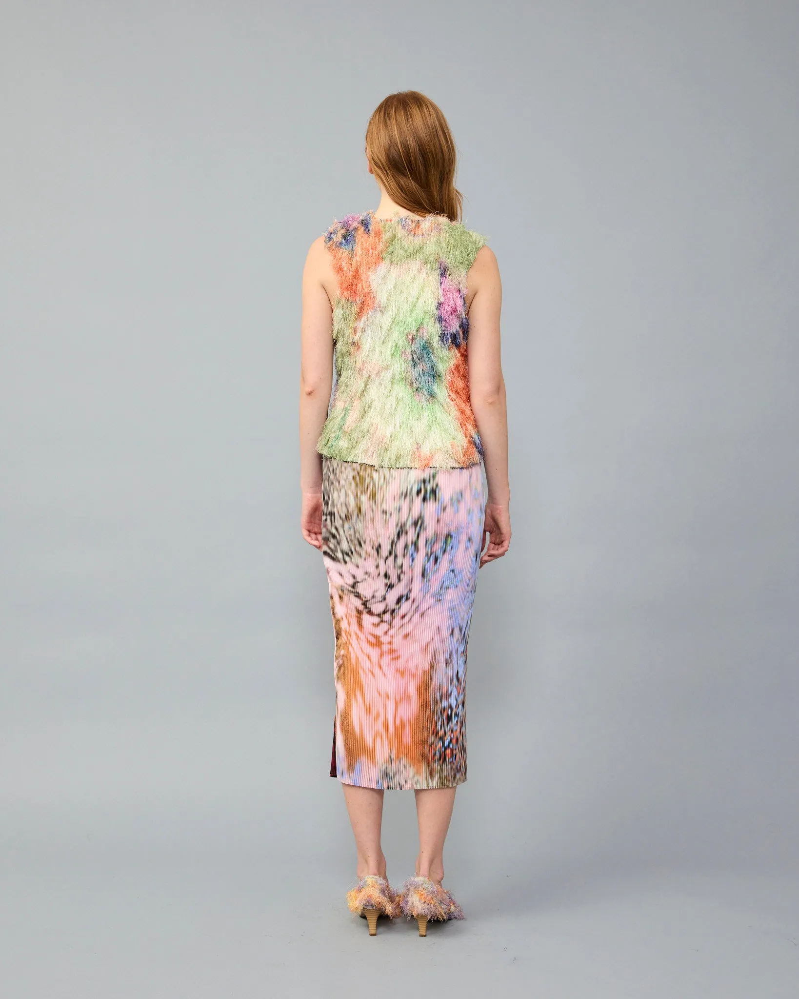 Thelma Pleated Furry Top in Gundula sold by Julia Heuer product image thumbnail 5