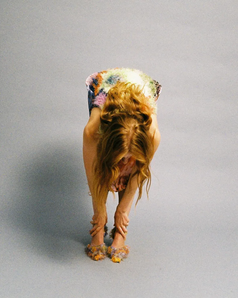 Thelma Pleated Furry Top in Gundula sold by Julia Heuer product image thumbnail 2