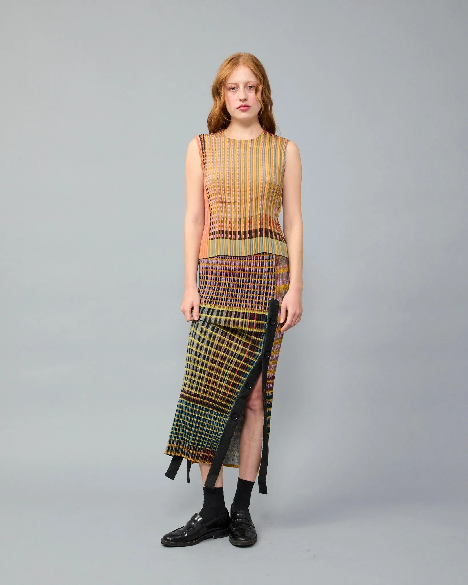 Thelma Pleated Top in Elias sold by Julia Heuer product image thumbnail 4