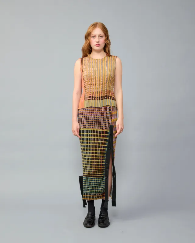 Thelma Pleated Top in Elias made by Julia Heuer
