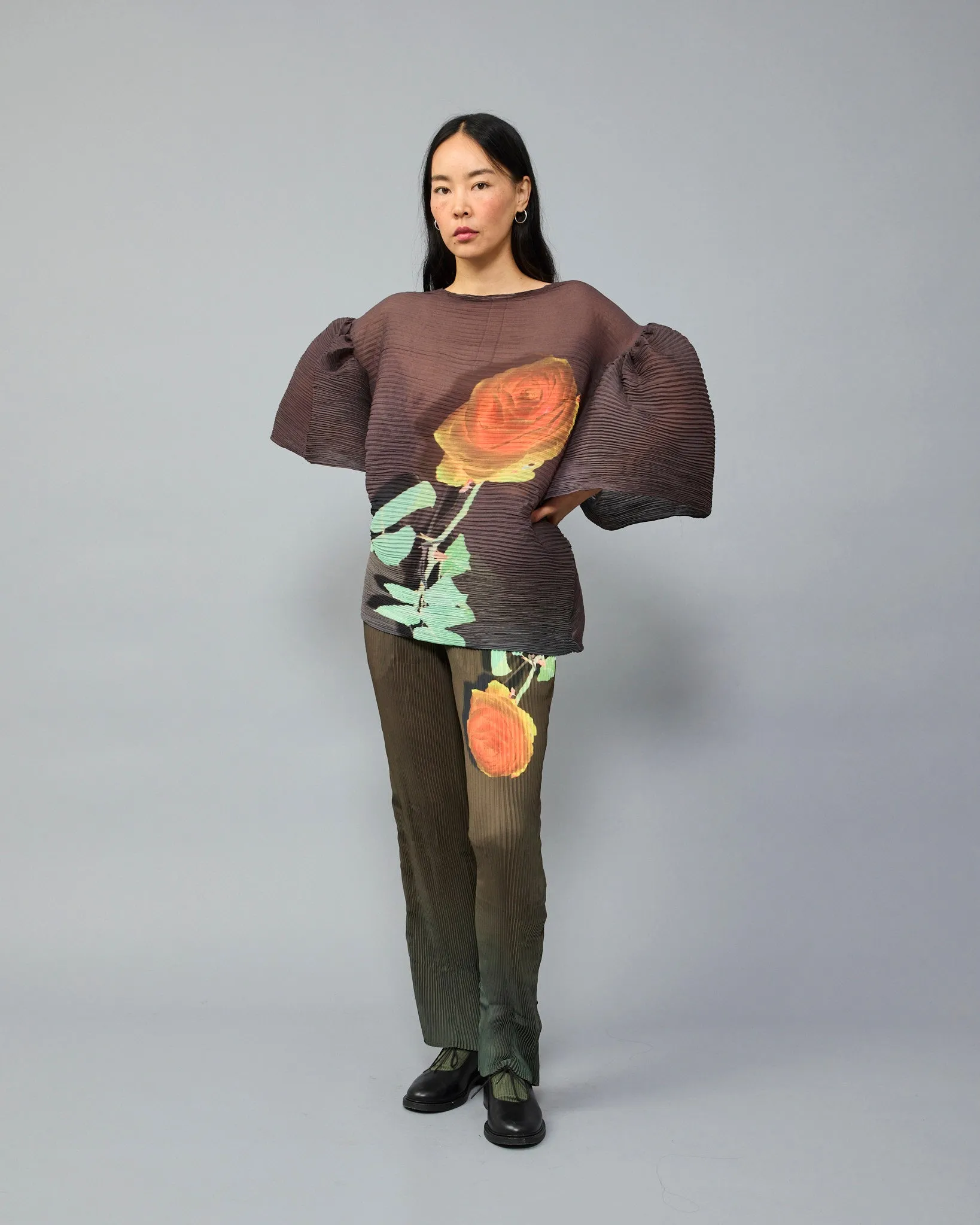 Robin Handpleated Top in Rose sold by Julia Heuer product image thumbnail 3