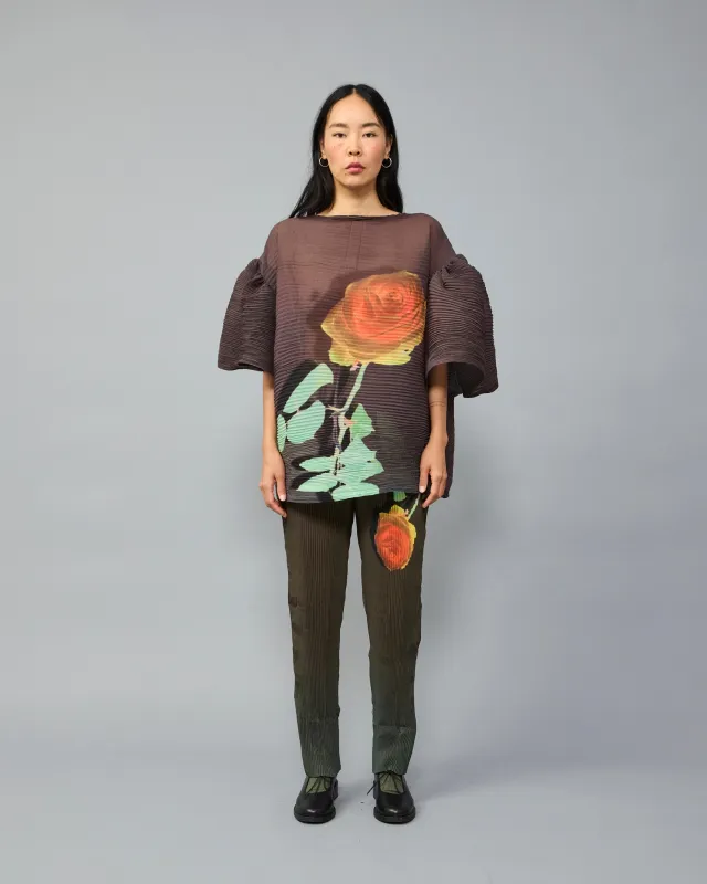 Robin Handpleated Top in Rose sold by Julia Heuer