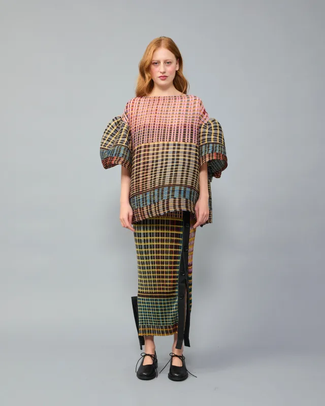 Robin Handpleated Top in Elias sold by Julia Heuer