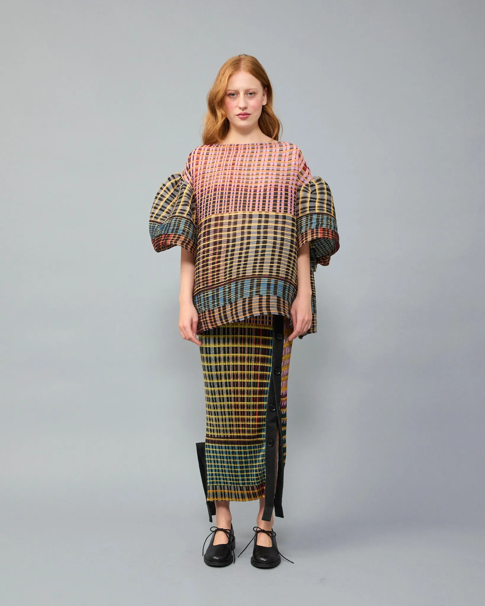 Robin Handpleated Top in Elias sold by Julia Heuer