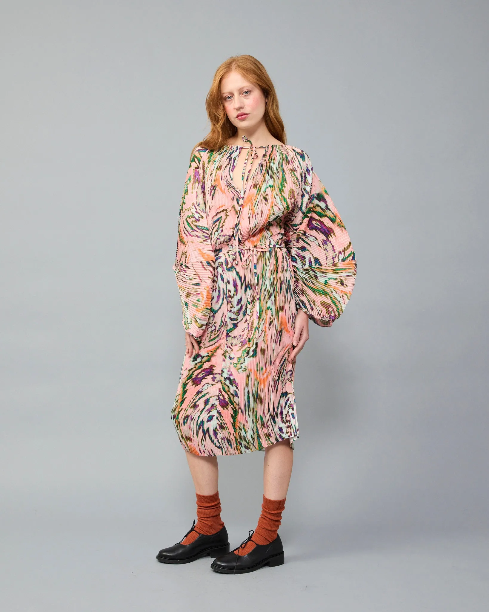 Laiza Pleated Dress in Kalle sold by Julia Heuer product image thumbnail 4