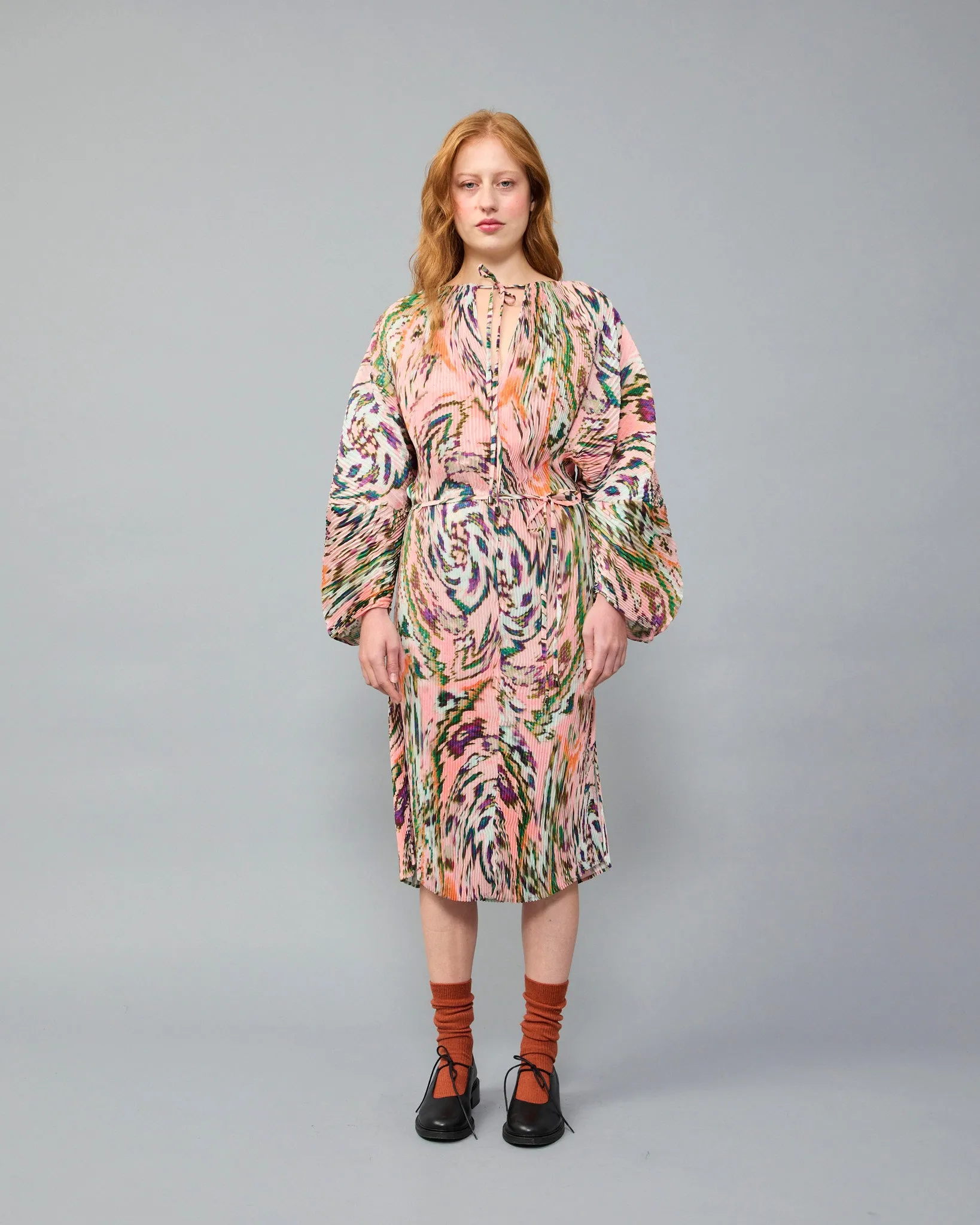 Laiza Pleated Dress in Kalle sold by Julia Heuer product image thumbnail 3