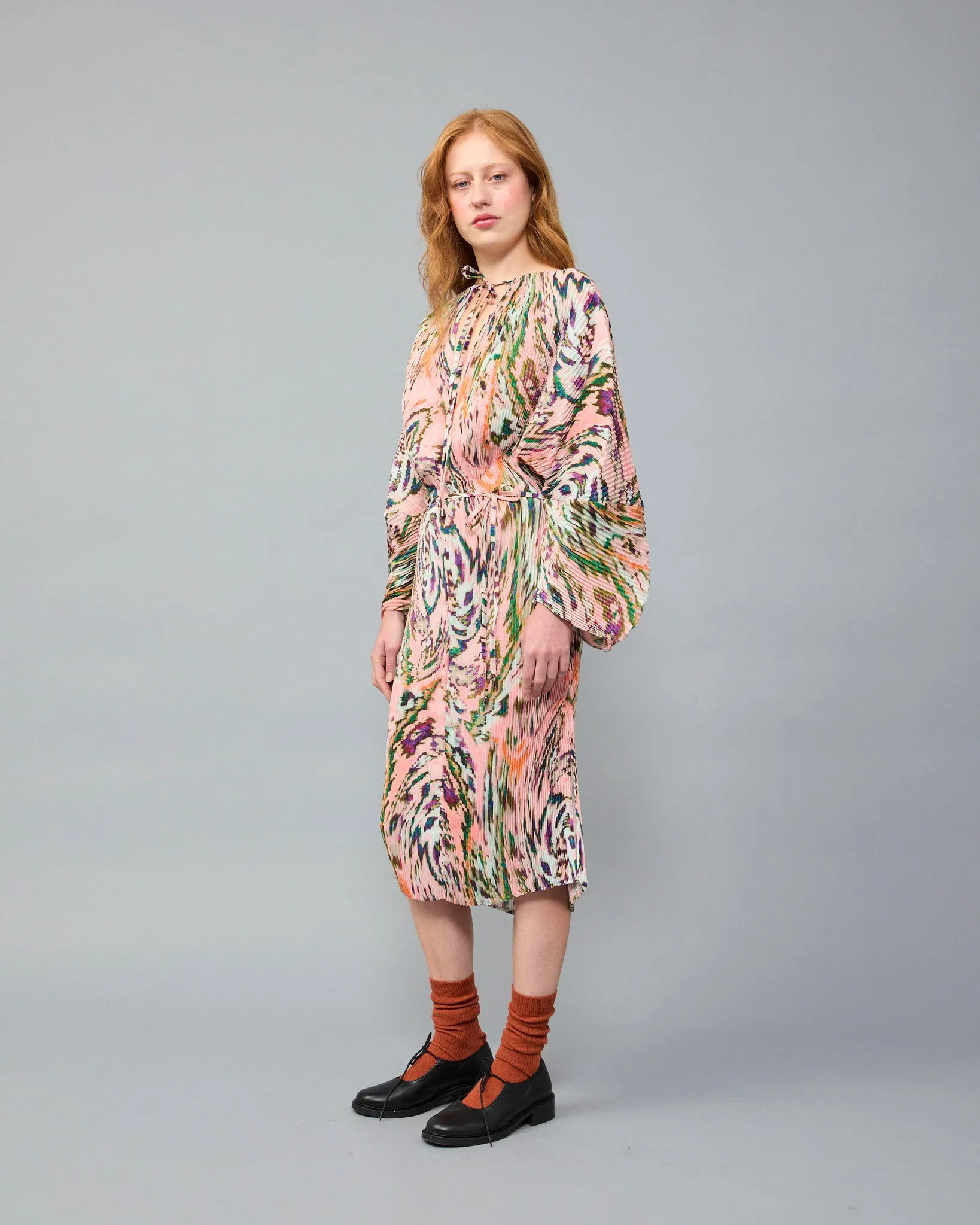 Laiza Pleated Dress in Kalle sold by Julia Heuer product image thumbnail 2