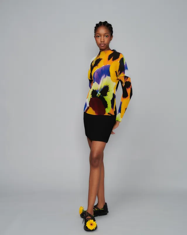 Tortas Top in Pansy Yellow made by Julia Heuer