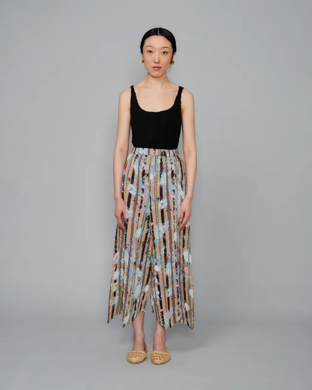 Handpleated Luka Trousers in Marie made by Julia Heuer
