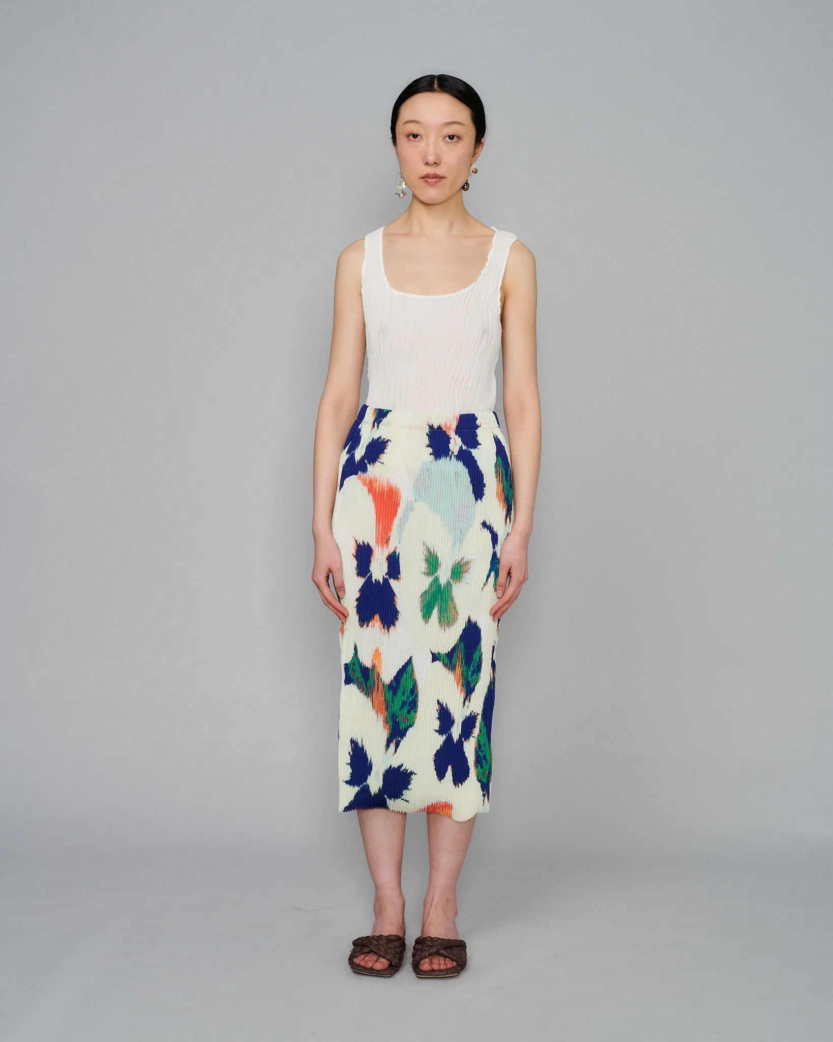 Ekke Skirt in Pansy White sold by Julia Heuer