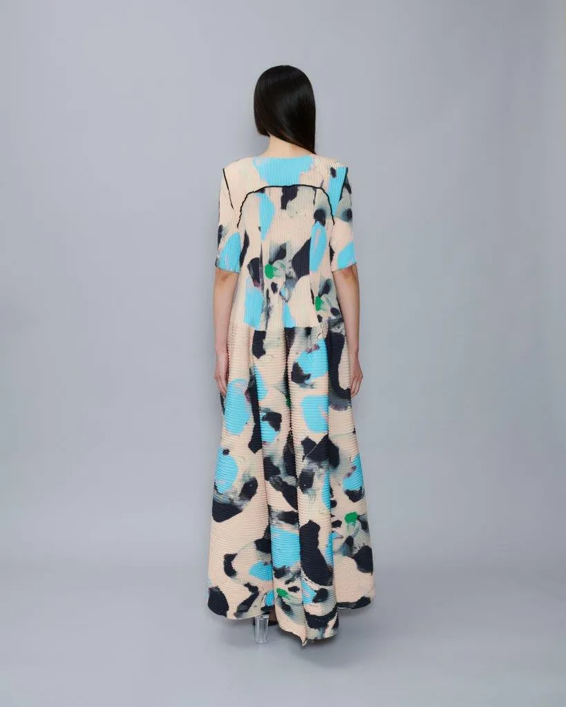 Handpleated Uma Dress in Pablo sold by Julia Heuer product image thumbnail 4
