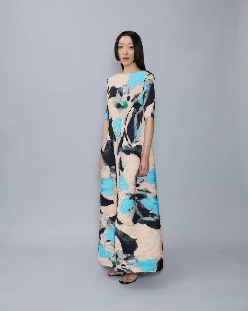 Handpleated Uma Dress in Pablo sold by Julia Heuer product image thumbnail 2