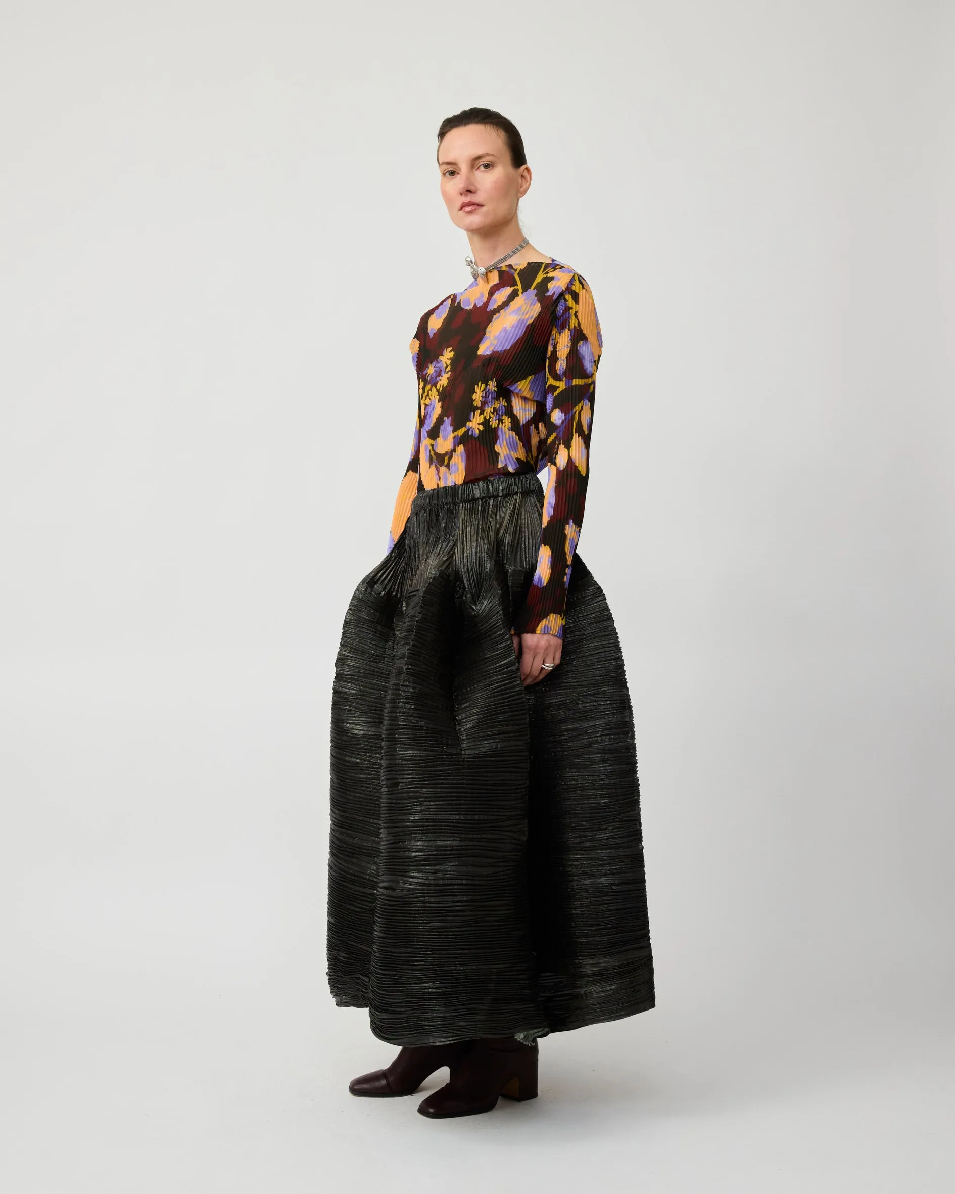 LEE PLEATED TOP IN AMBER INGRID sold by Julia Heuer product image thumbnail 2