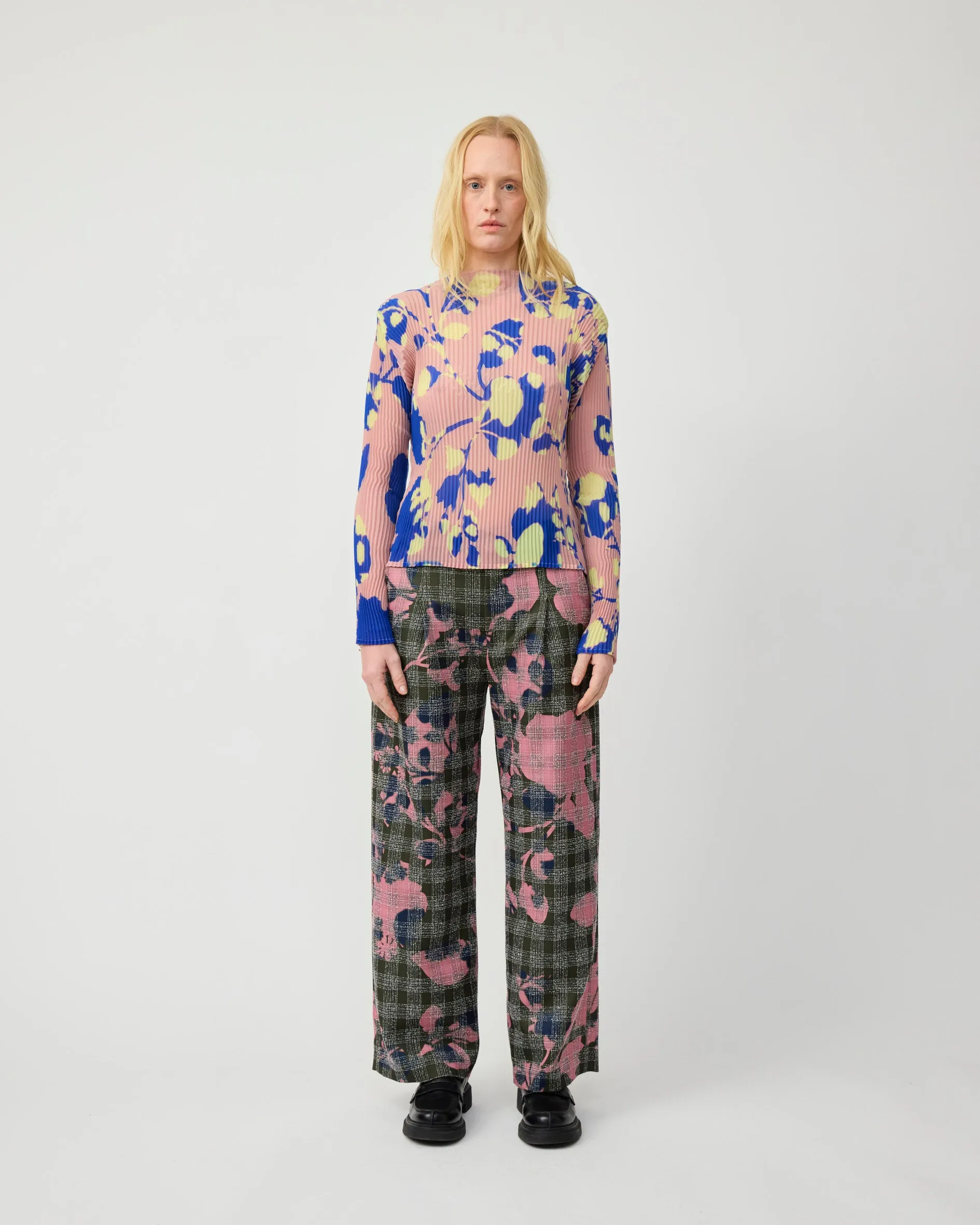 LEE PLEATED TOP IN BLUSH INGRID sold by Julia Heuer product image thumbnail 2