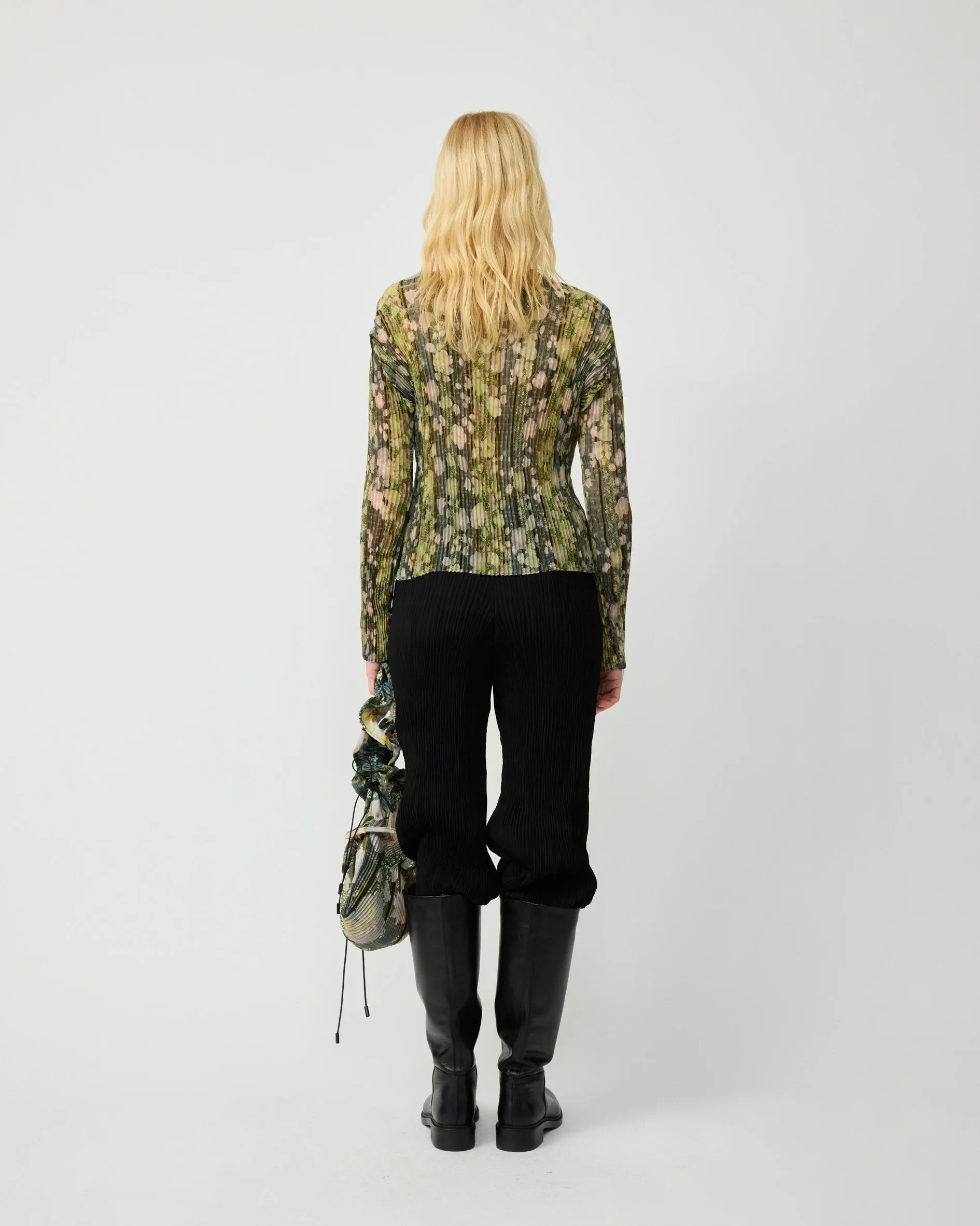 LEE PLEATED TOP IN BRUNO sold by Julia Heuer product image thumbnail 3