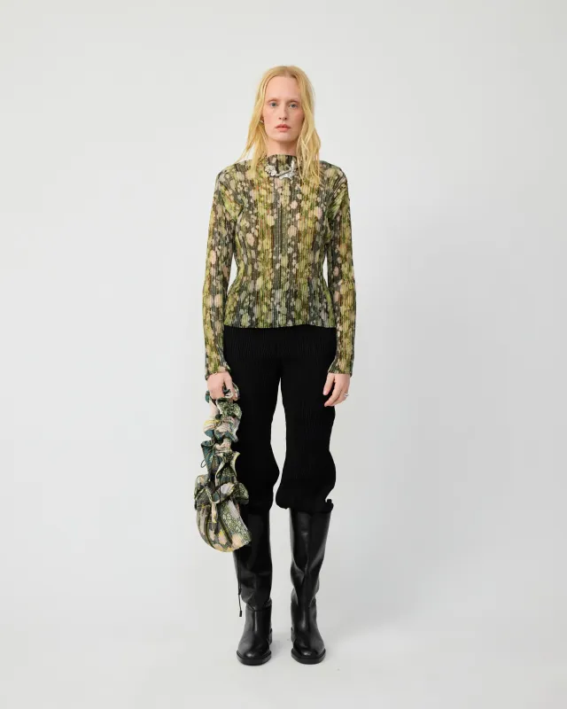 LEE PLEATED TOP IN BRUNO made by Julia Heuer