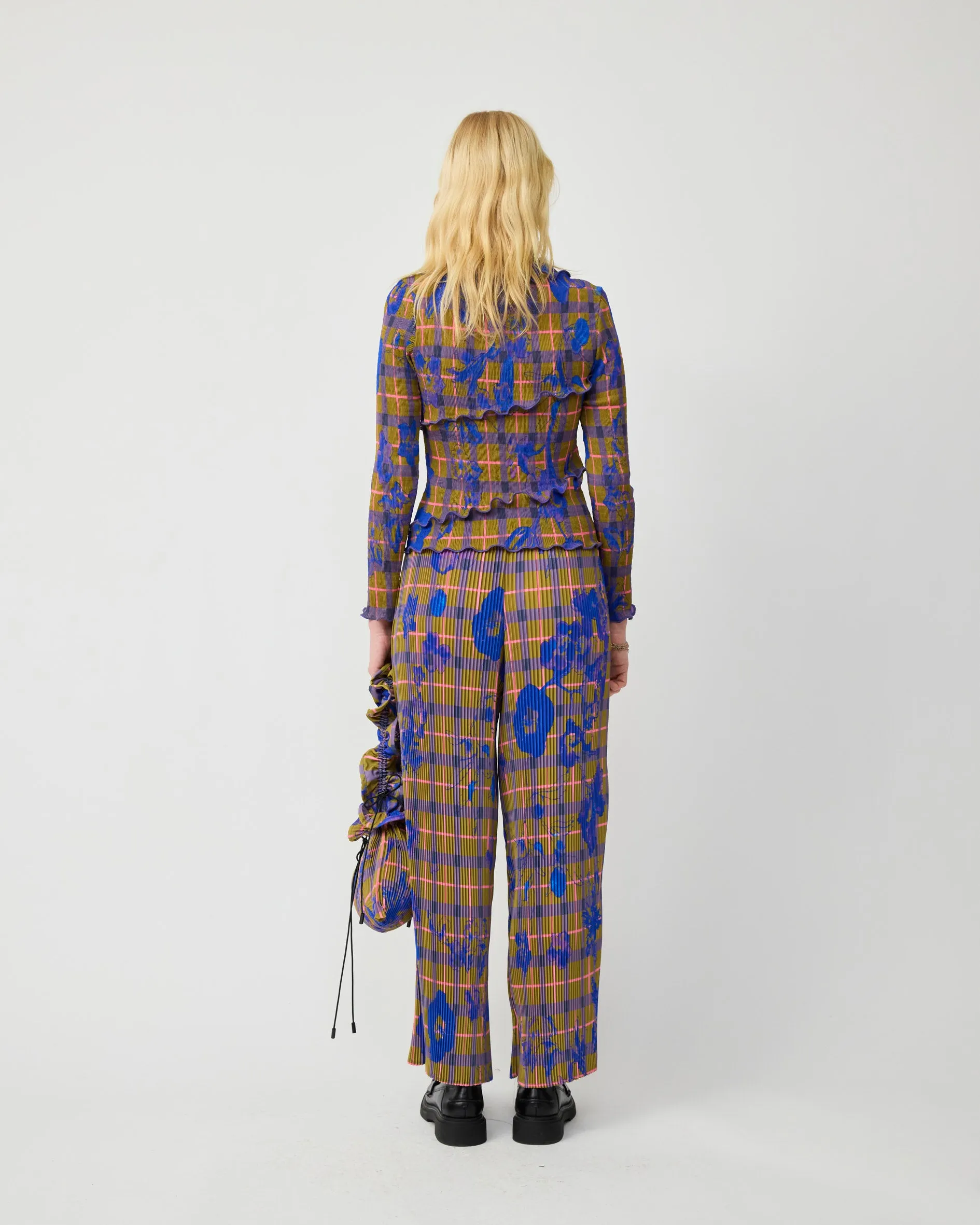 KARL SMOCK PLEATED TOP IN MALIK sold by Julia Heuer product image thumbnail 3