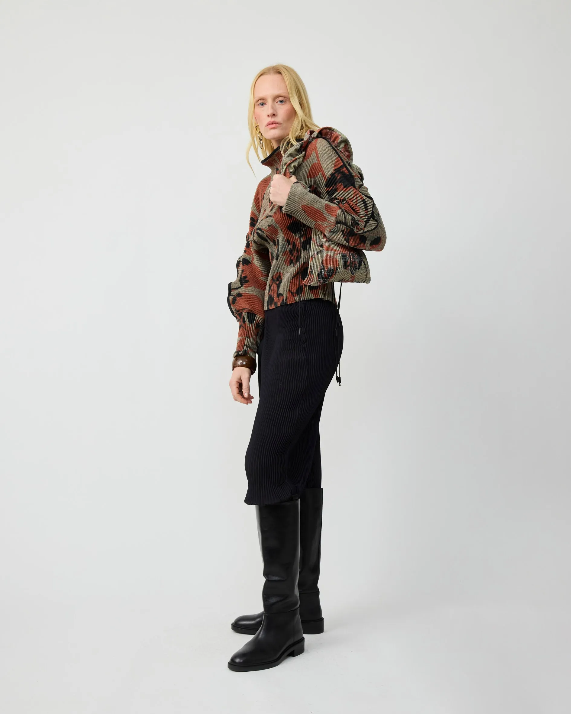 RADOK PLEATED KNIT PULLOVER IN INGRID sold by Julia Heuer product image thumbnail 4