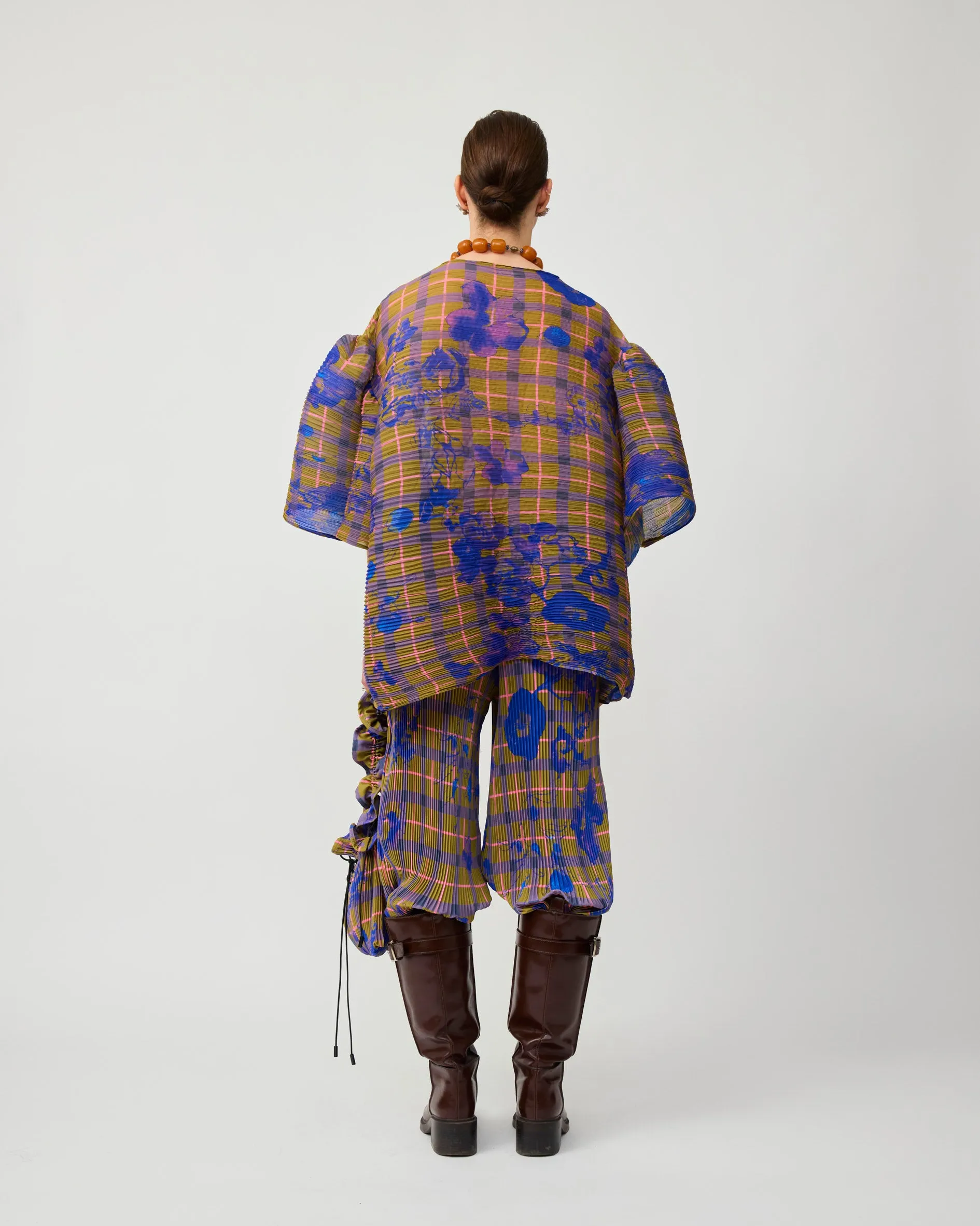 ROBIN HANDPLEATED TOP IN MALIK sold by Julia Heuer product image thumbnail 3