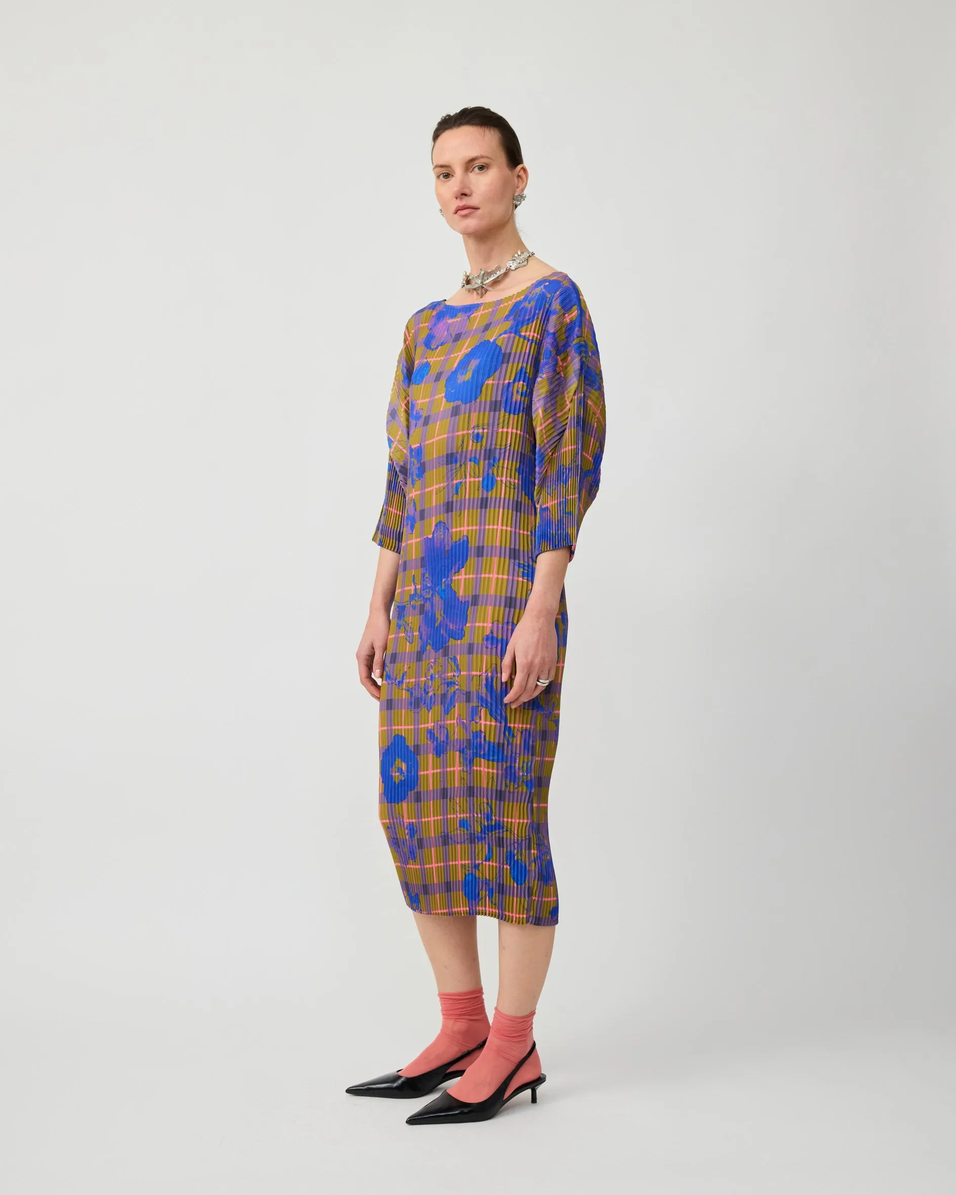 LEILA PLEATED DRESS IN MALIK sold by Julia Heuer product image thumbnail 2