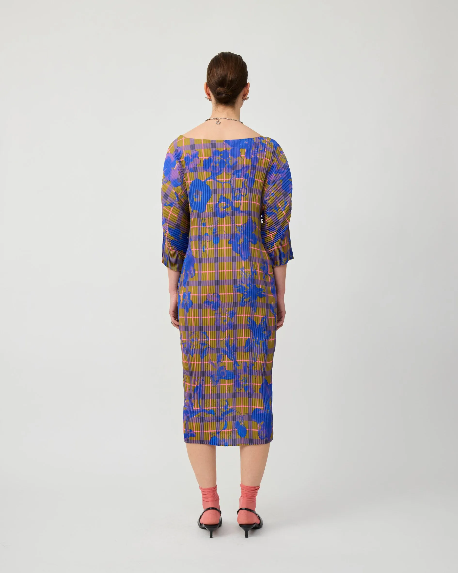 LEILA PLEATED DRESS IN MALIK sold by Julia Heuer product image thumbnail 3