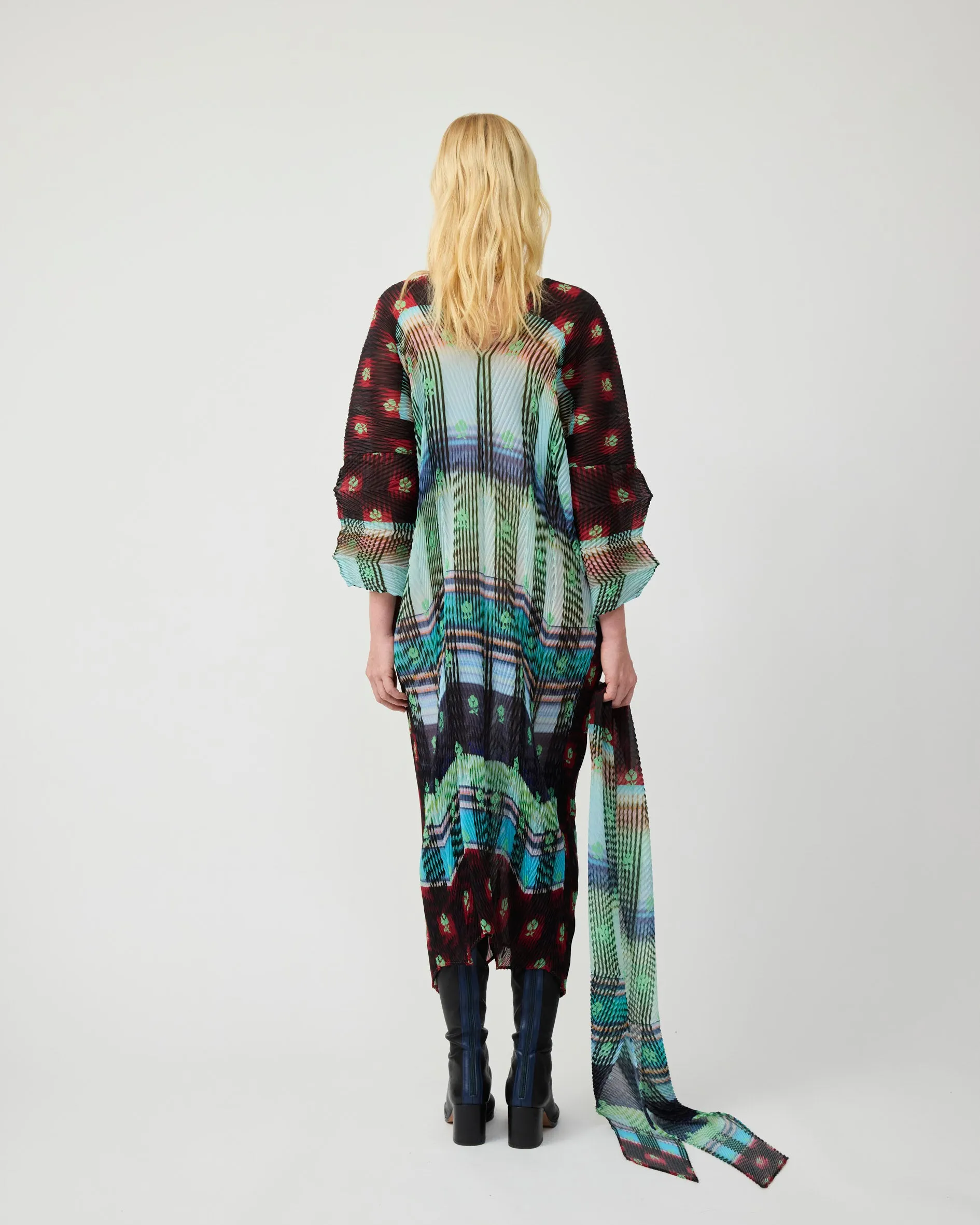 SUE HANDPLEATED KAFTAN IN LIGHT HELGE sold by Julia Heuer product image thumbnail 3