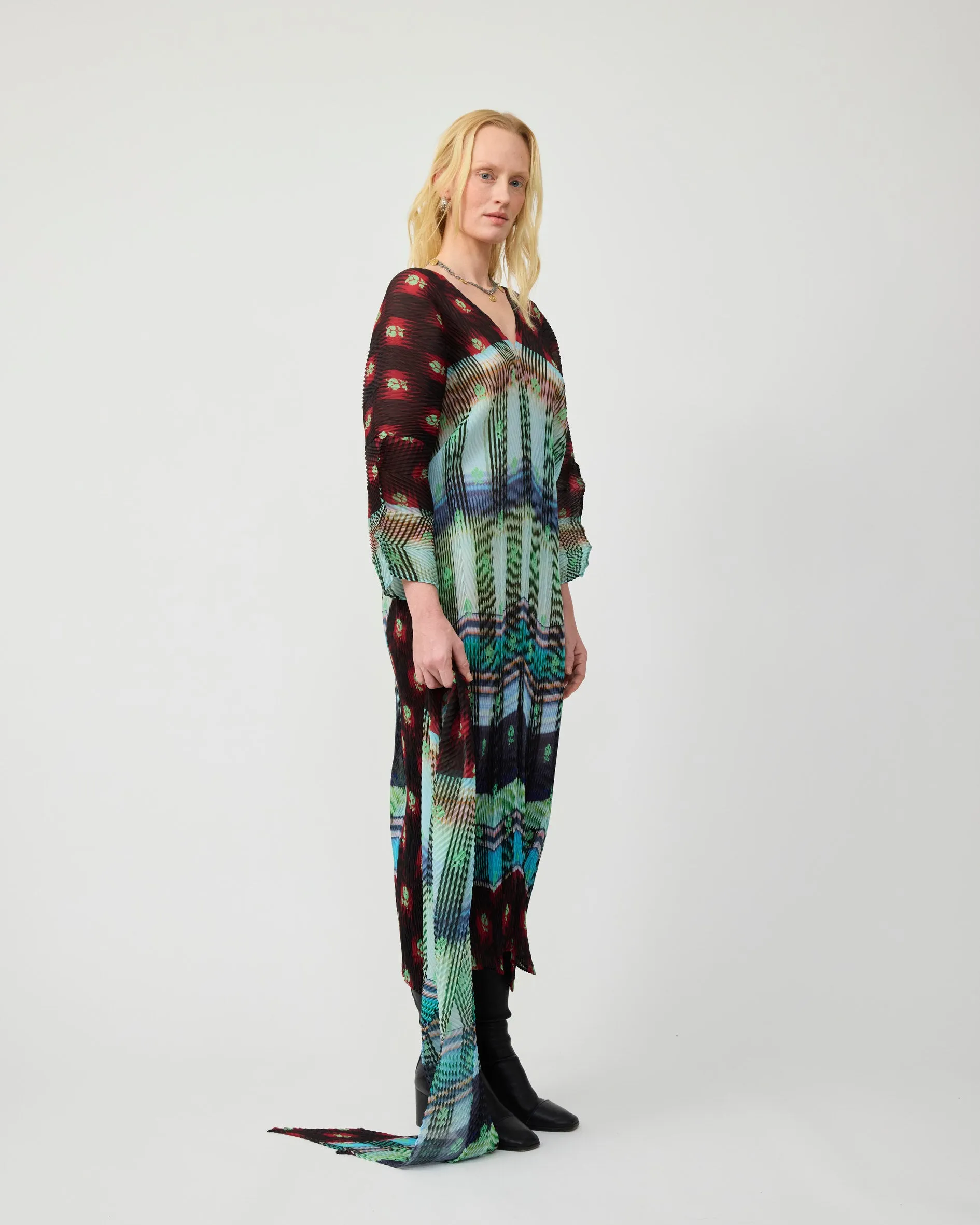 SUE HANDPLEATED KAFTAN IN LIGHT HELGE sold by Julia Heuer product image thumbnail 2