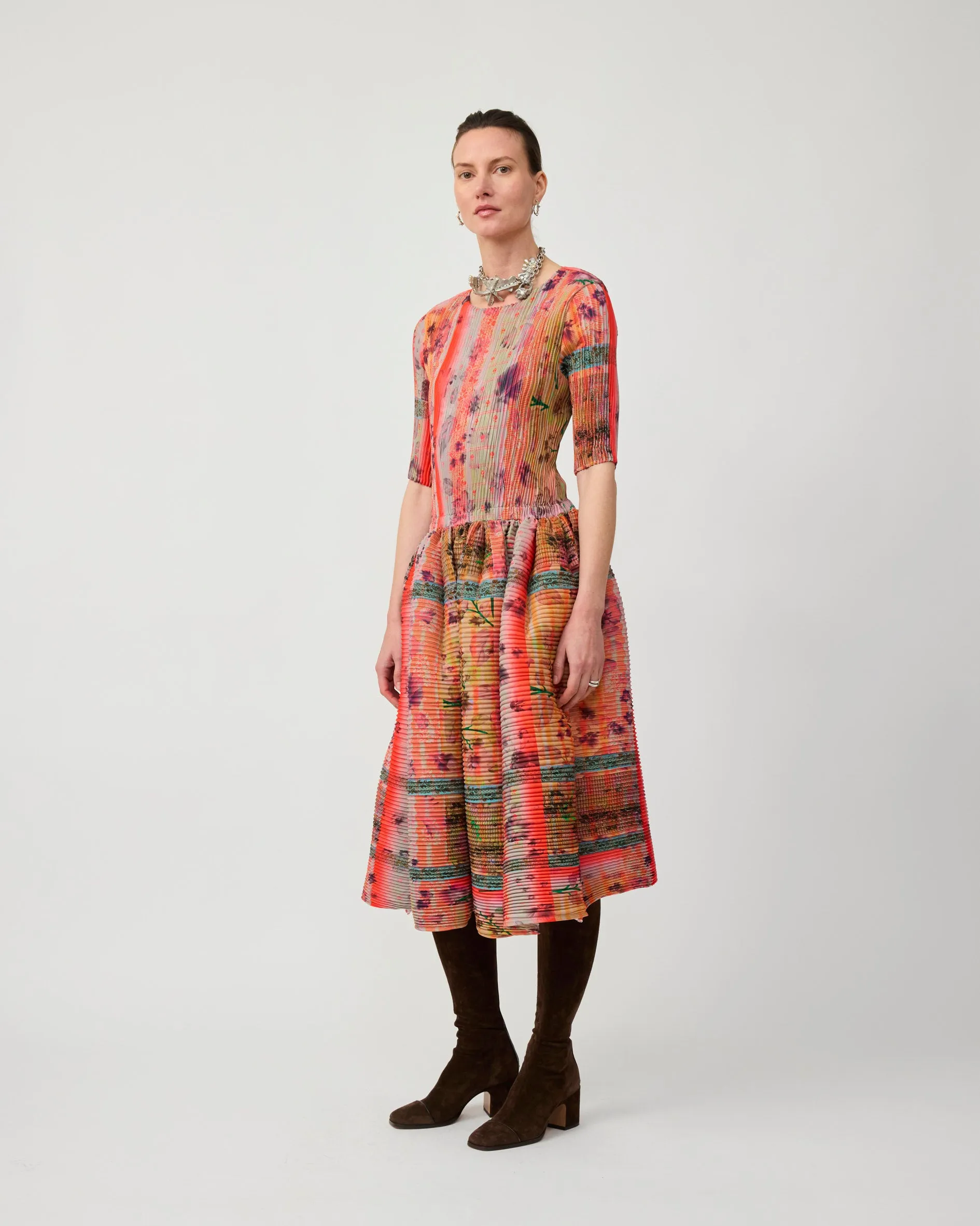 ROCKY HANDPLEATED DRESS IN BIRTE sold by Julia Heuer product image thumbnail 2