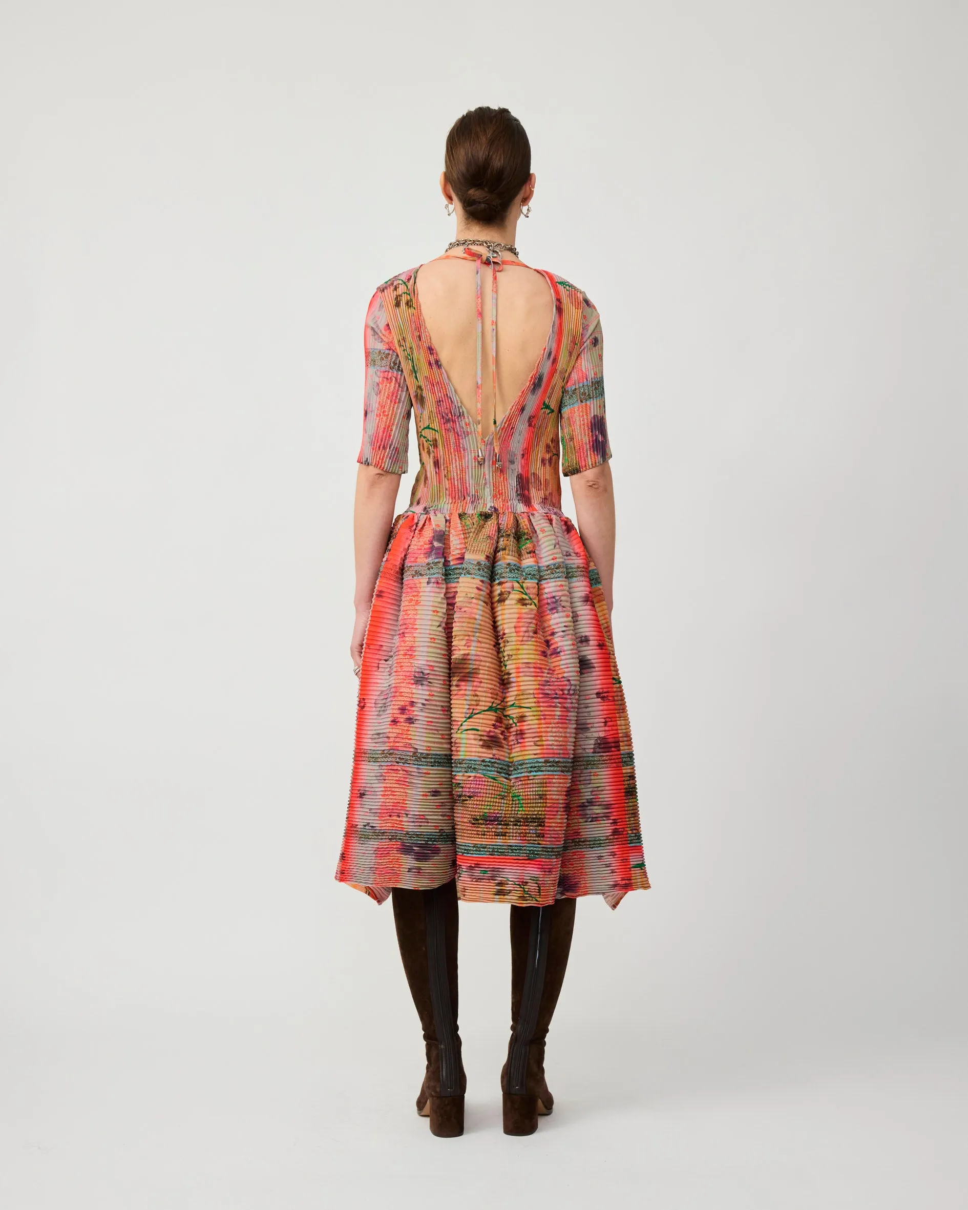 ROCKY HANDPLEATED DRESS IN BIRTE sold by Julia Heuer product image thumbnail 3